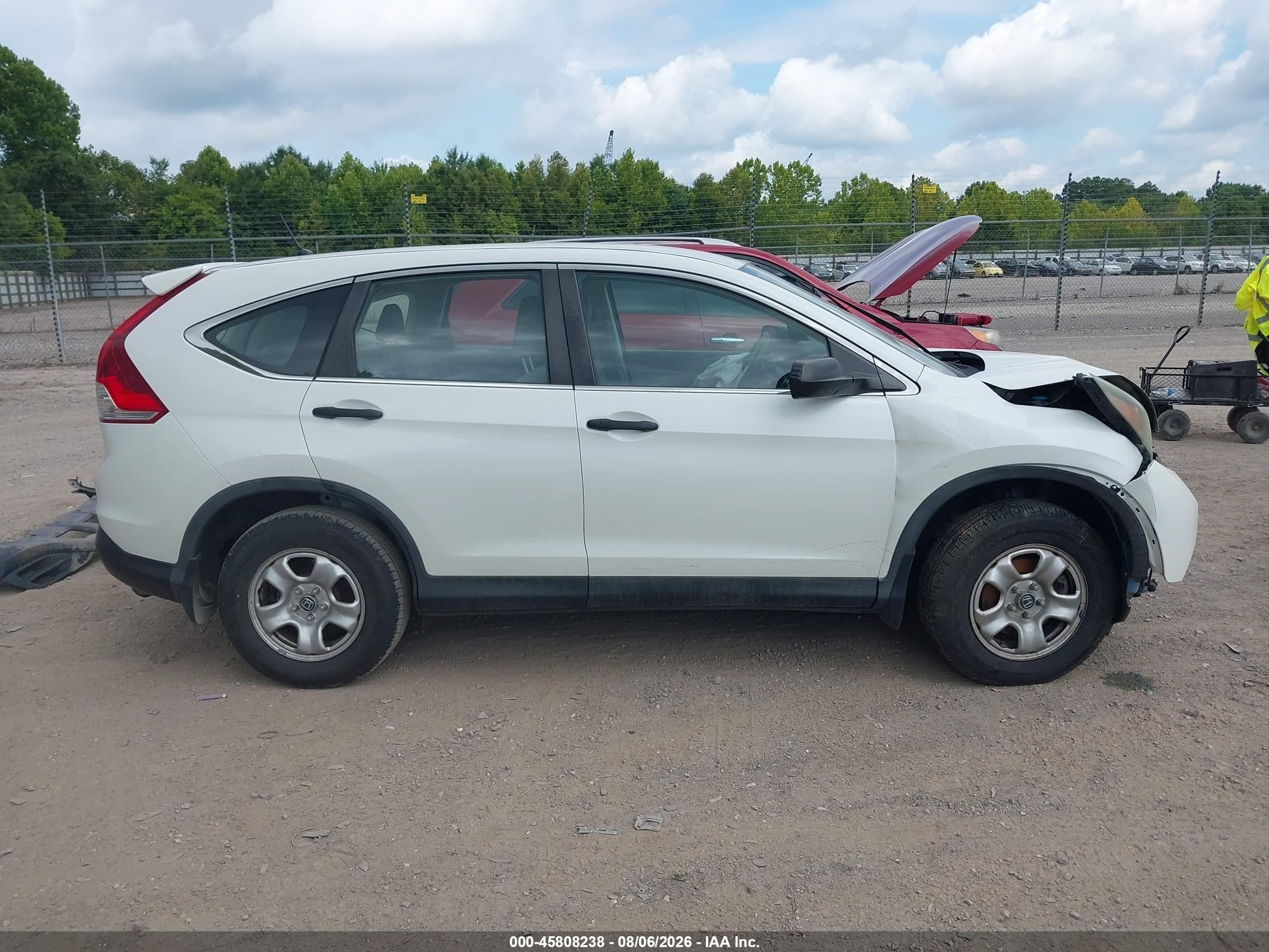 2013 Honda Cr-v Lx Белый vin: 5J6RM4H38DL035790