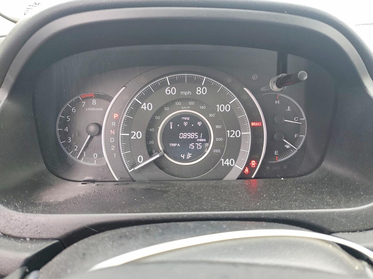2013 Honda Cr-v Lx Brown vin: 5J6RM4H38DL063430