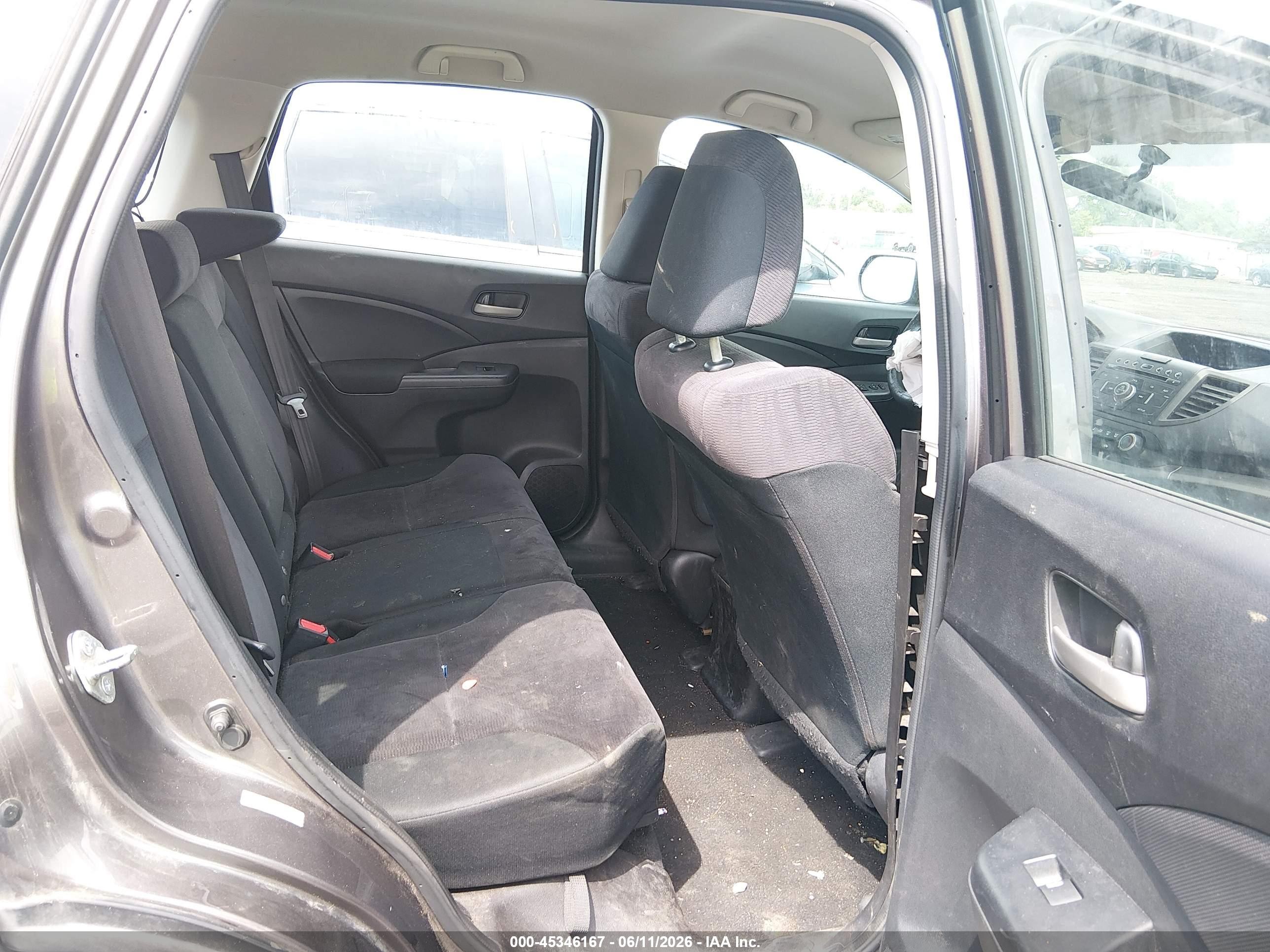 2013 Honda Cr-v Lx Gray vin: 5J6RM4H38DL075271