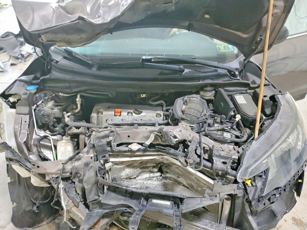 2013 Honda Cr-v Lx Gray vin: 5J6RM4H38DL079966