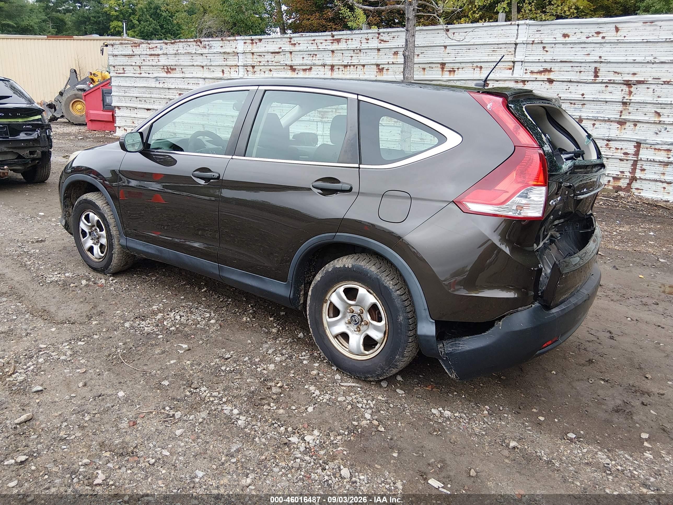 2013 Honda Cr-v Lx Brown vin: 5J6RM4H38DL088103