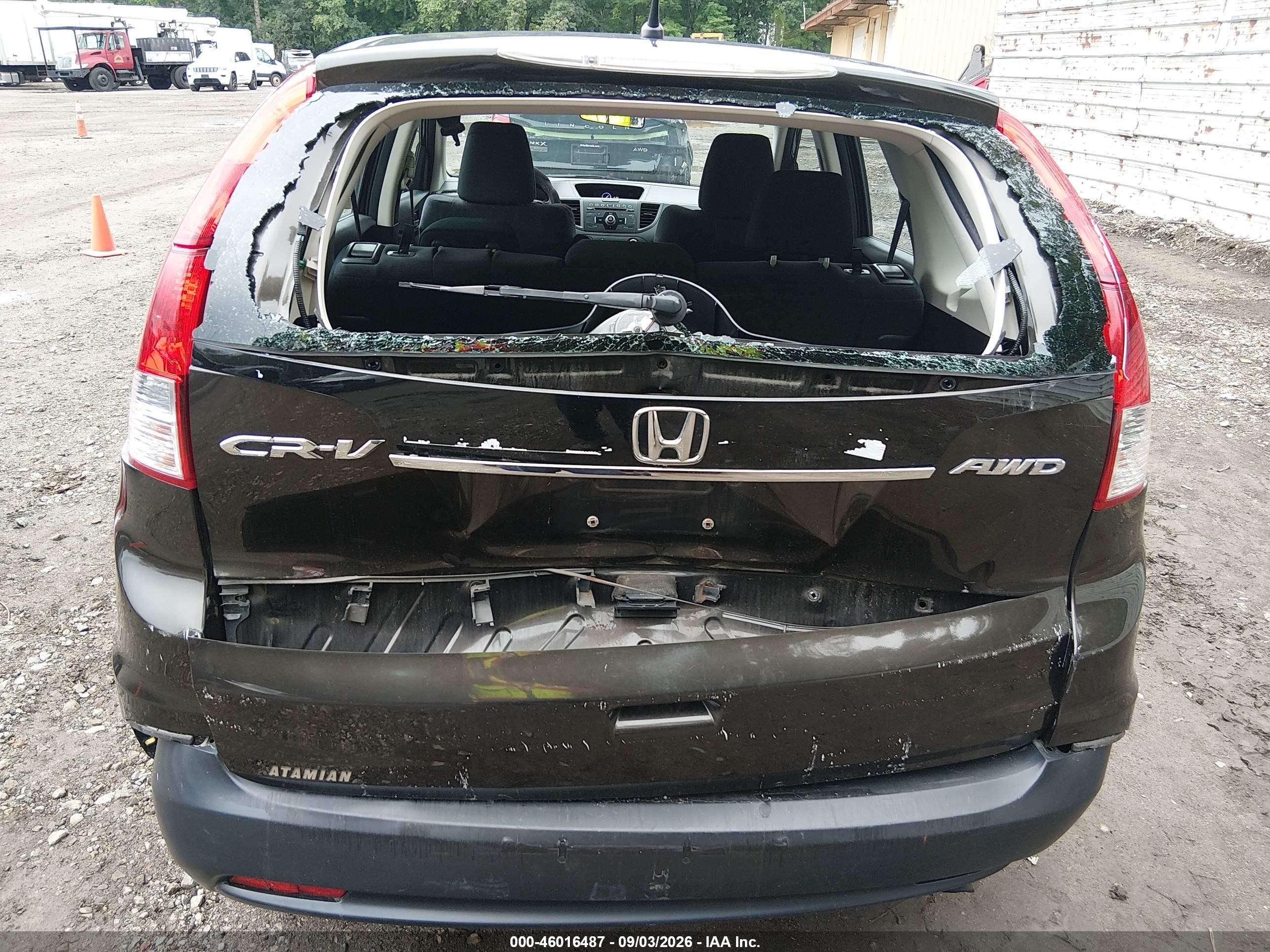2013 Honda Cr-v Lx Brown vin: 5J6RM4H38DL088103