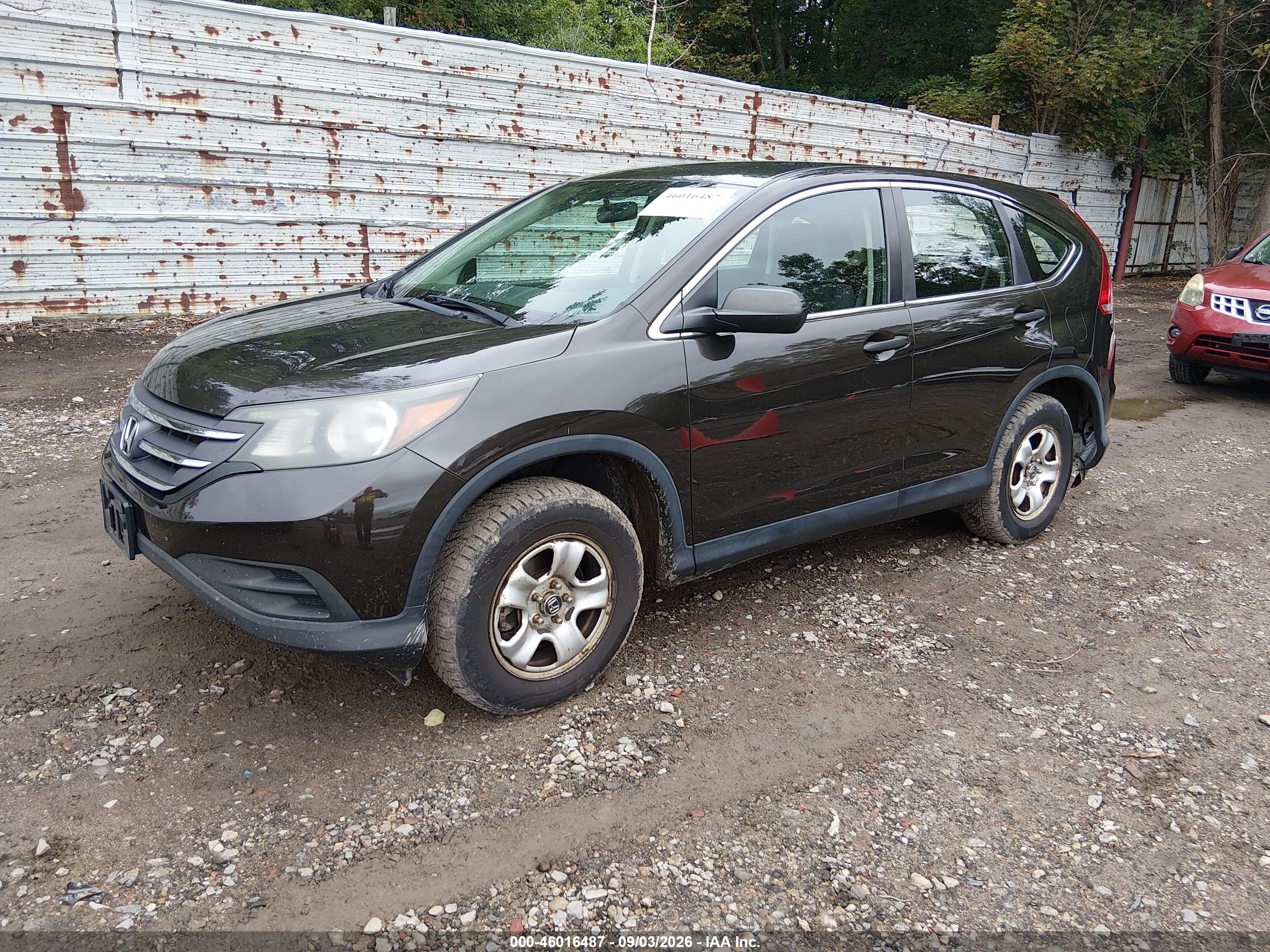2013 Honda Cr-v Lx Brown vin: 5J6RM4H38DL088103