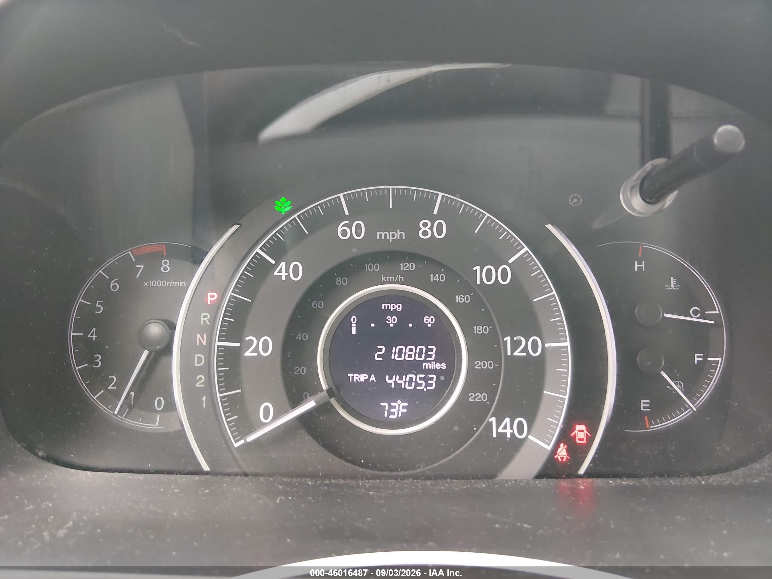2013 Honda Cr-v Lx Brown vin: 5J6RM4H38DL088103