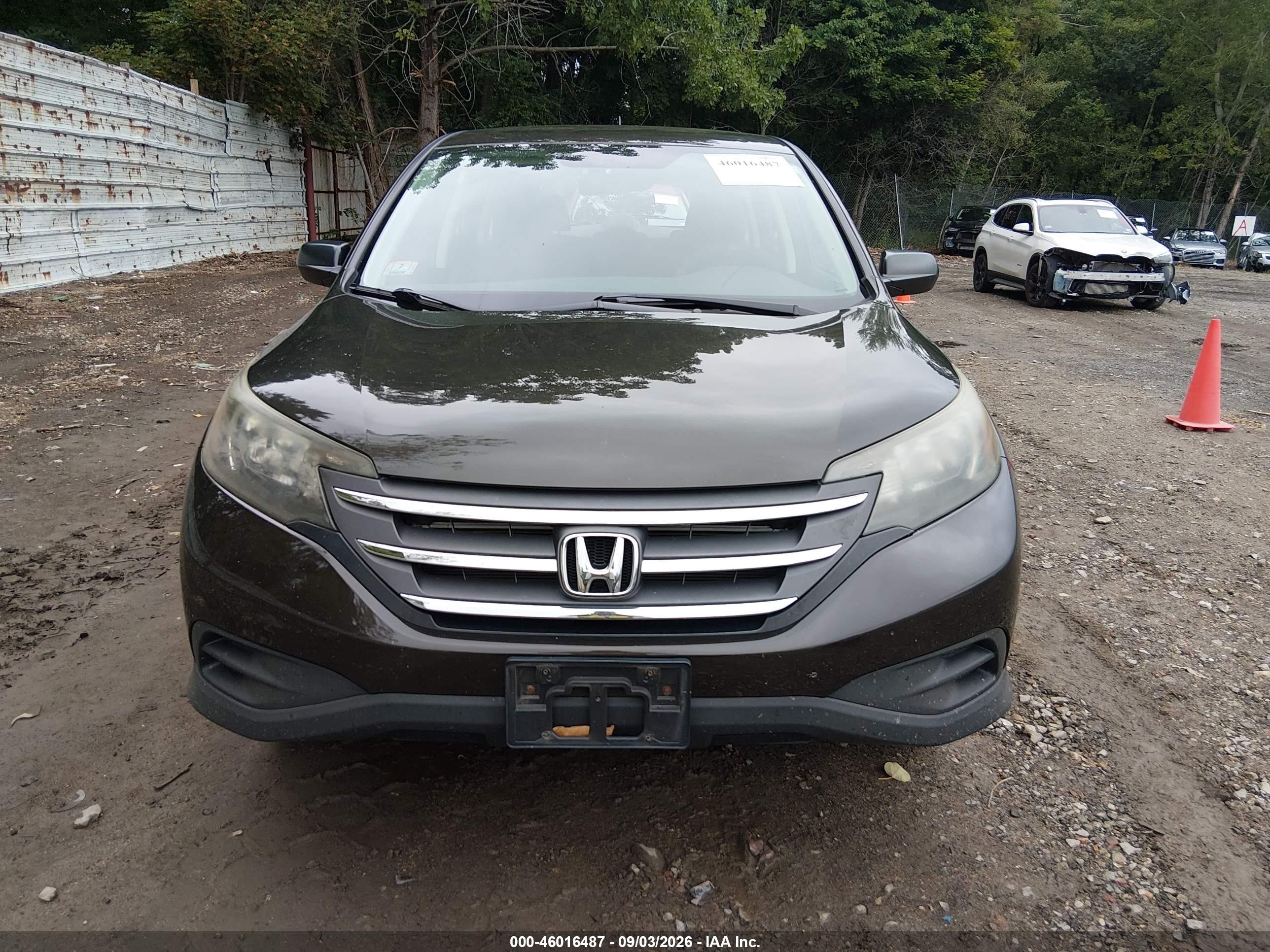 2013 Honda Cr-v Lx Brown vin: 5J6RM4H38DL088103