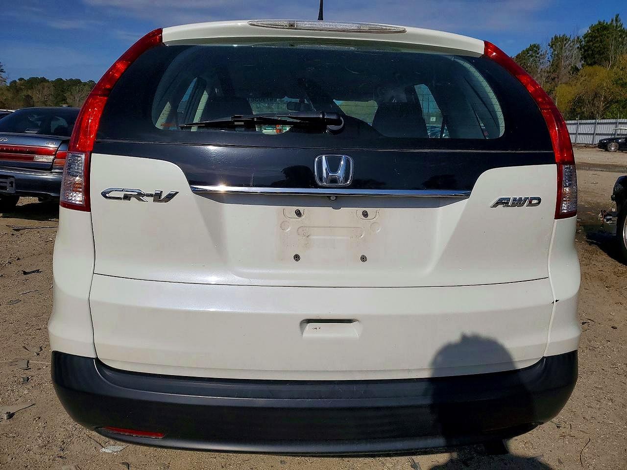 2014 Honda Cr-v Lx White vin: 5J6RM4H38EL036245