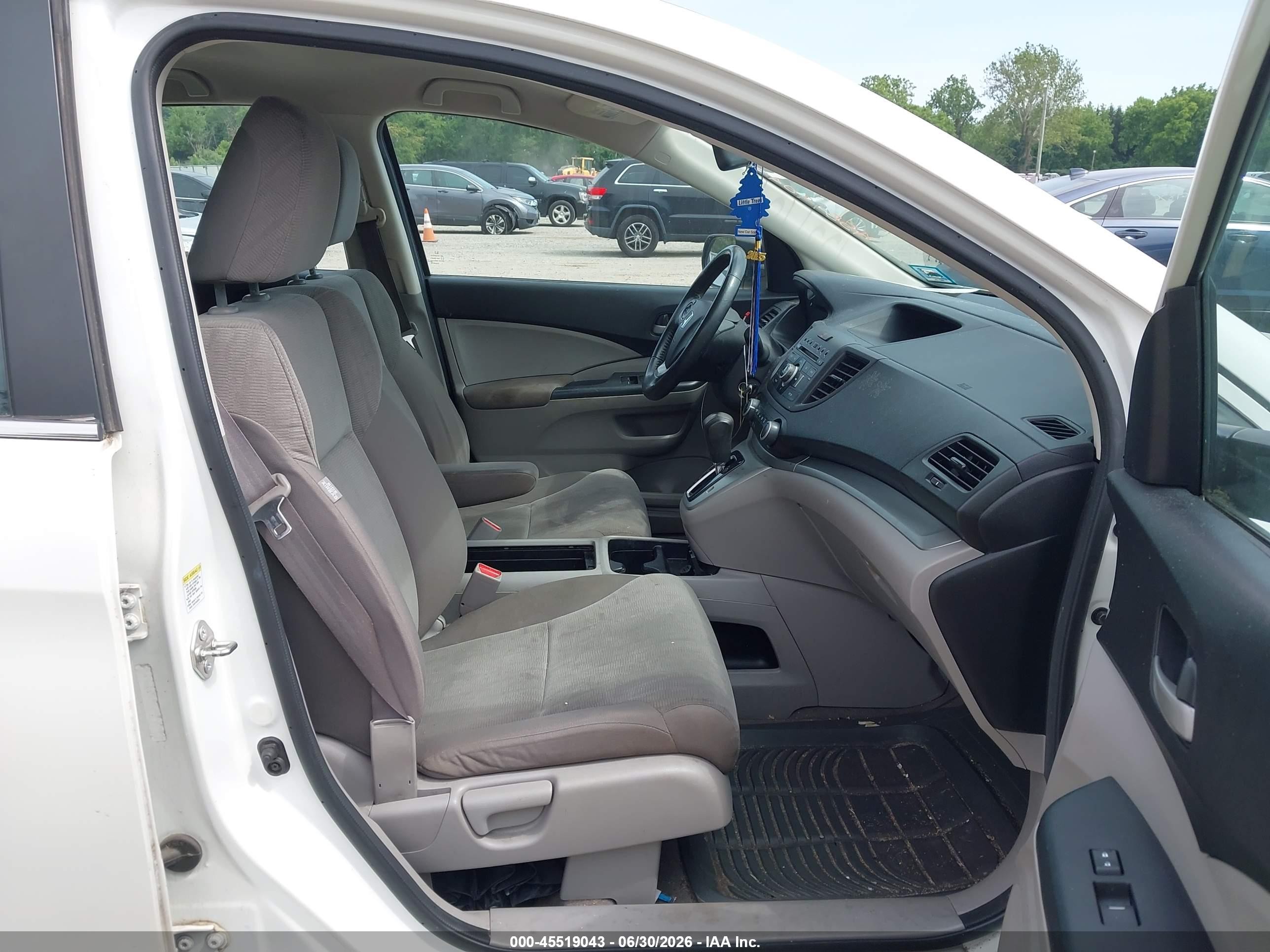 2014 Honda Cr-v Lx Белый vin: 5J6RM4H38EL083243