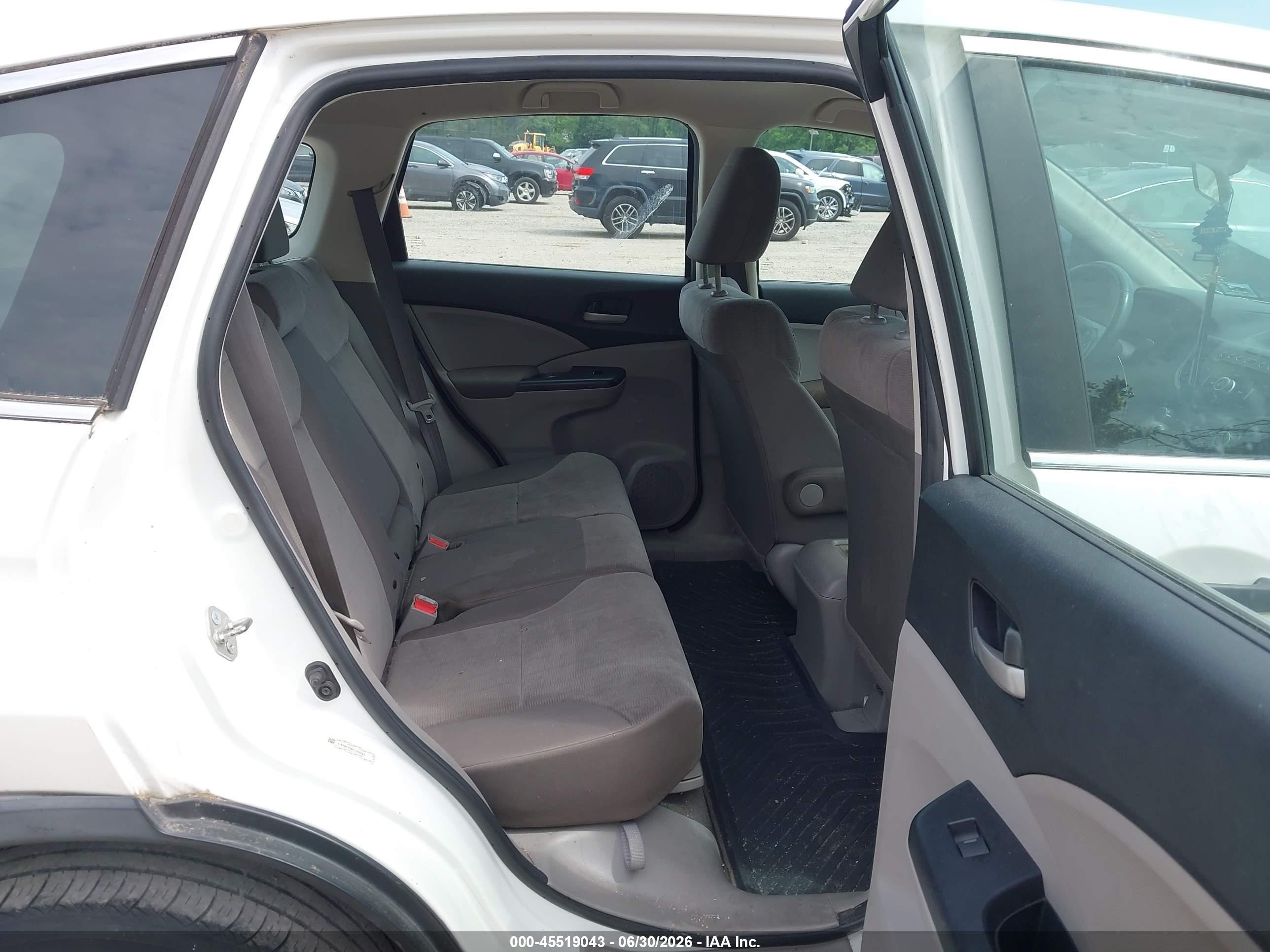 2014 Honda Cr-v Lx Белый vin: 5J6RM4H38EL083243