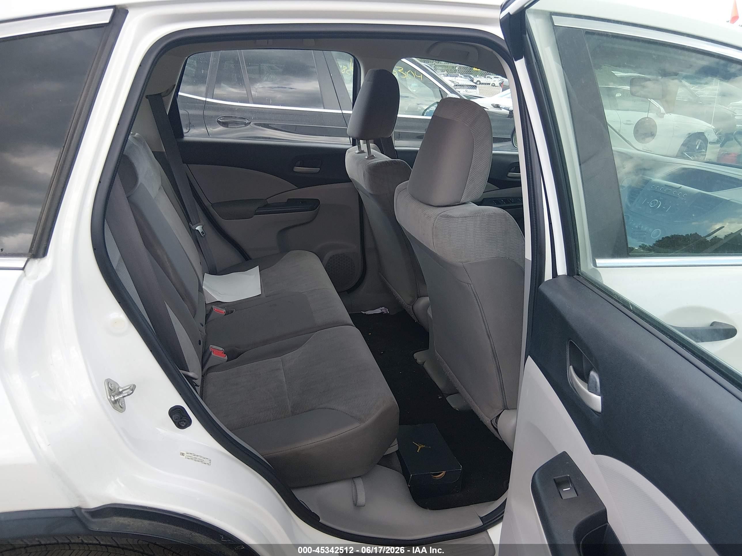 2014 Honda Cr-v Lx Белый vin: 5J6RM4H38EL098566