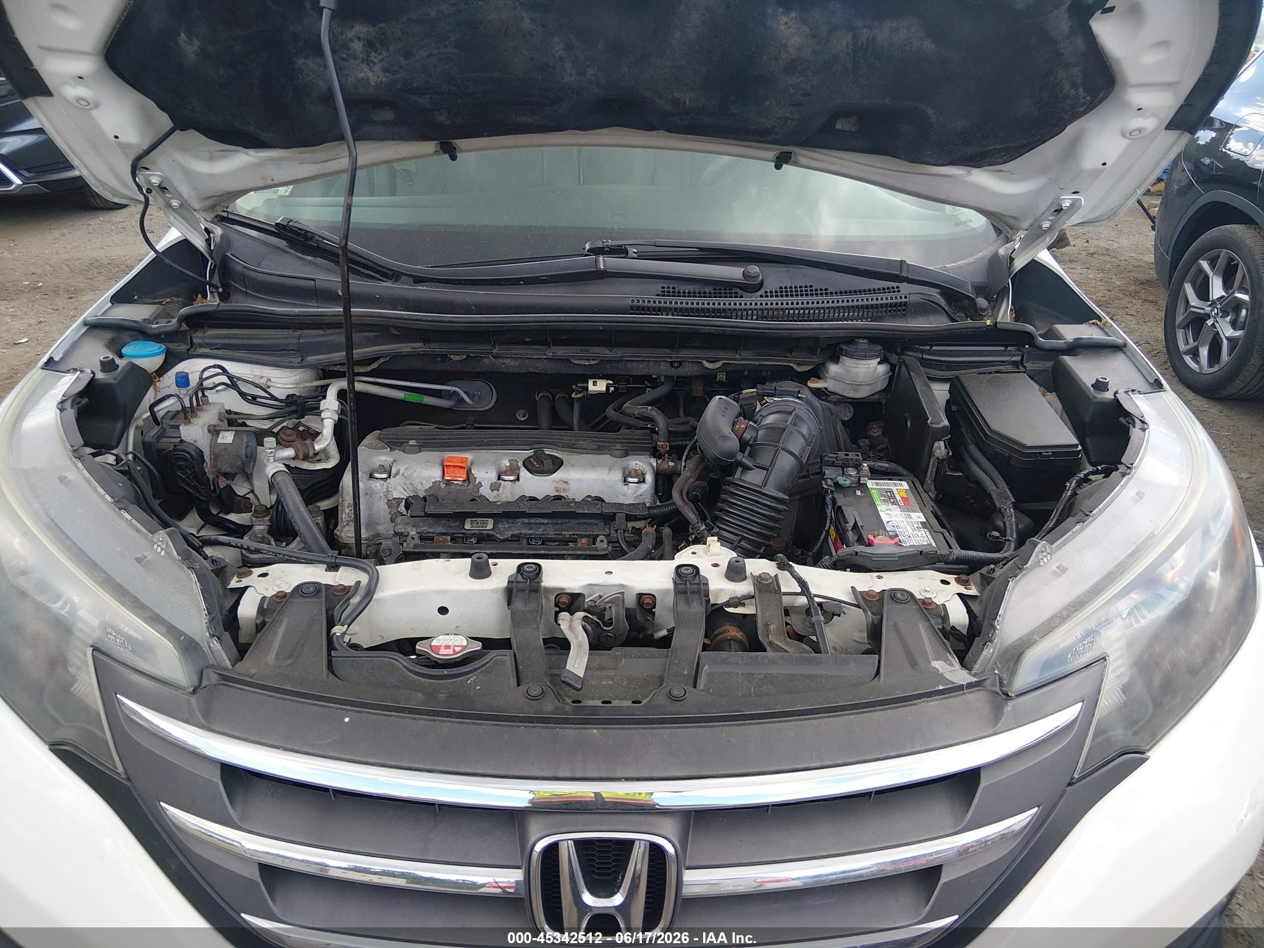 2014 Honda Cr-v Lx Белый vin: 5J6RM4H38EL098566