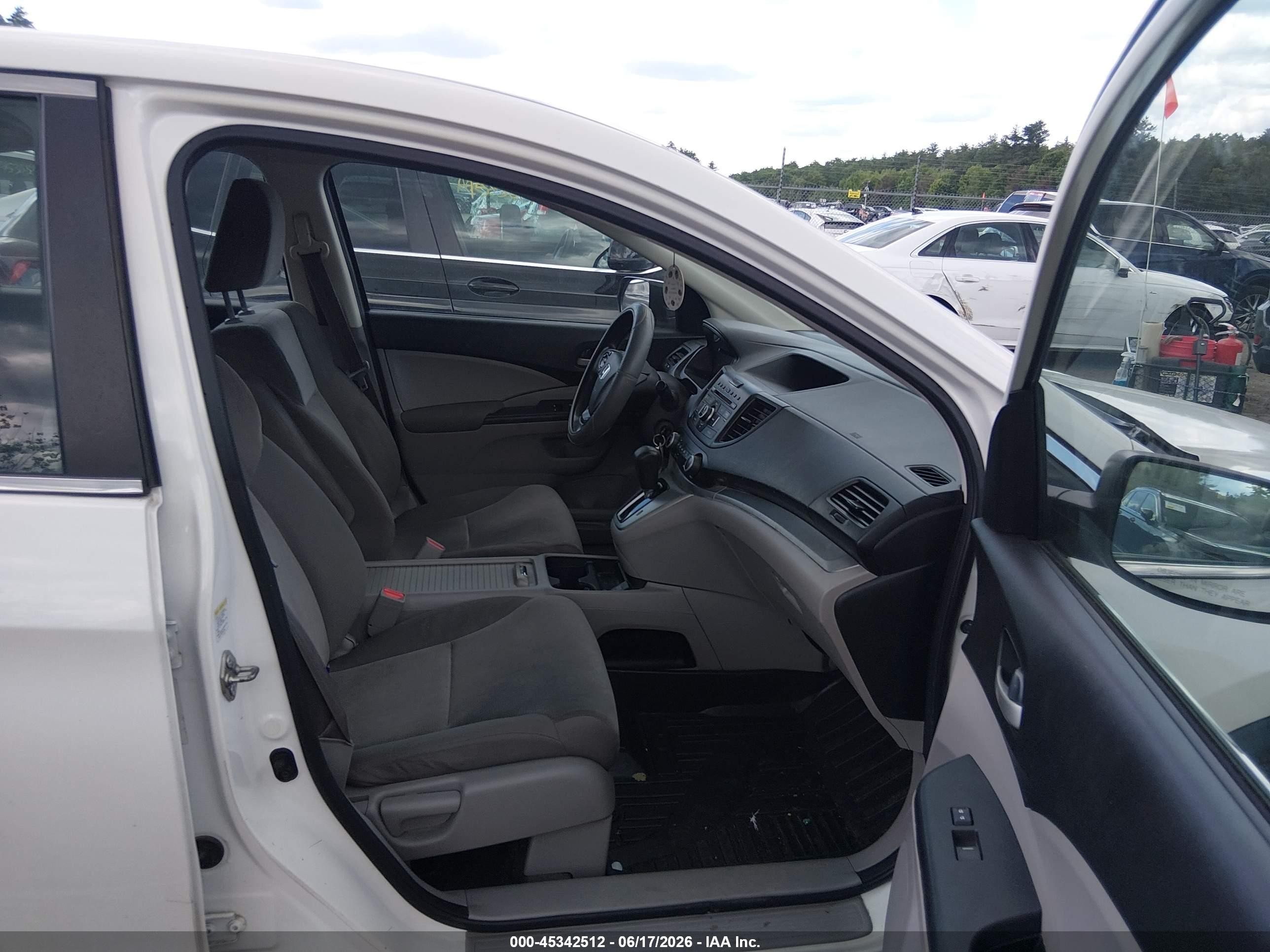 2014 Honda Cr-v Lx Белый vin: 5J6RM4H38EL098566