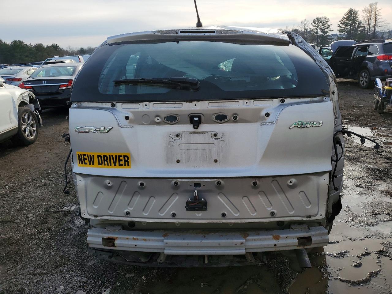 2014 Honda Cr-v Lx Silver vin: 5J6RM4H38EL102275