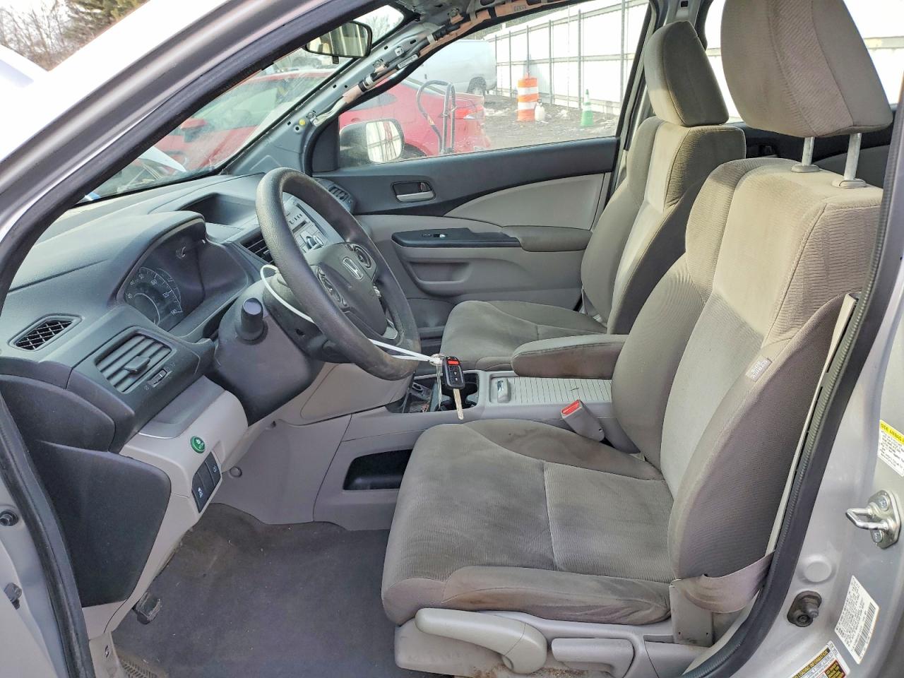 2014 Honda Cr-v Lx Silver vin: 5J6RM4H38EL102275