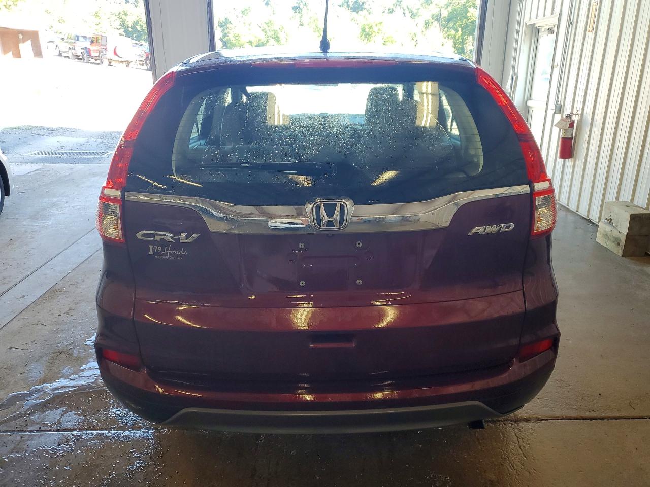 2015 Honda Cr-v Lx Maroon vin: 5J6RM4H38FL015316