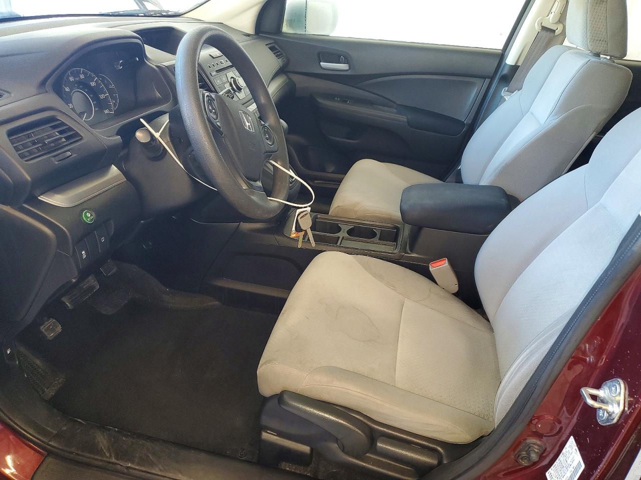2015 Honda Cr-v Lx Maroon vin: 5J6RM4H38FL015316