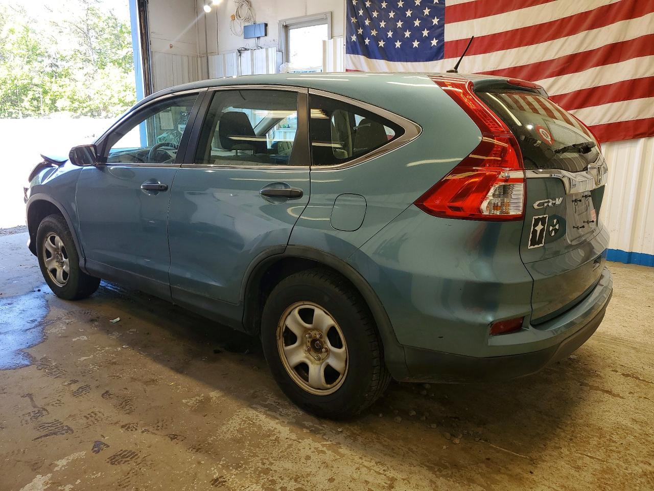 2015 Honda Cr-v Lx Teal vin: 5J6RM4H38FL018068