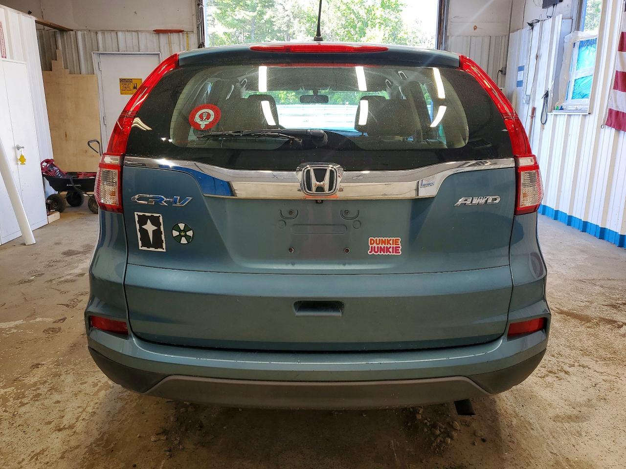 2015 Honda Cr-v Lx Teal vin: 5J6RM4H38FL018068