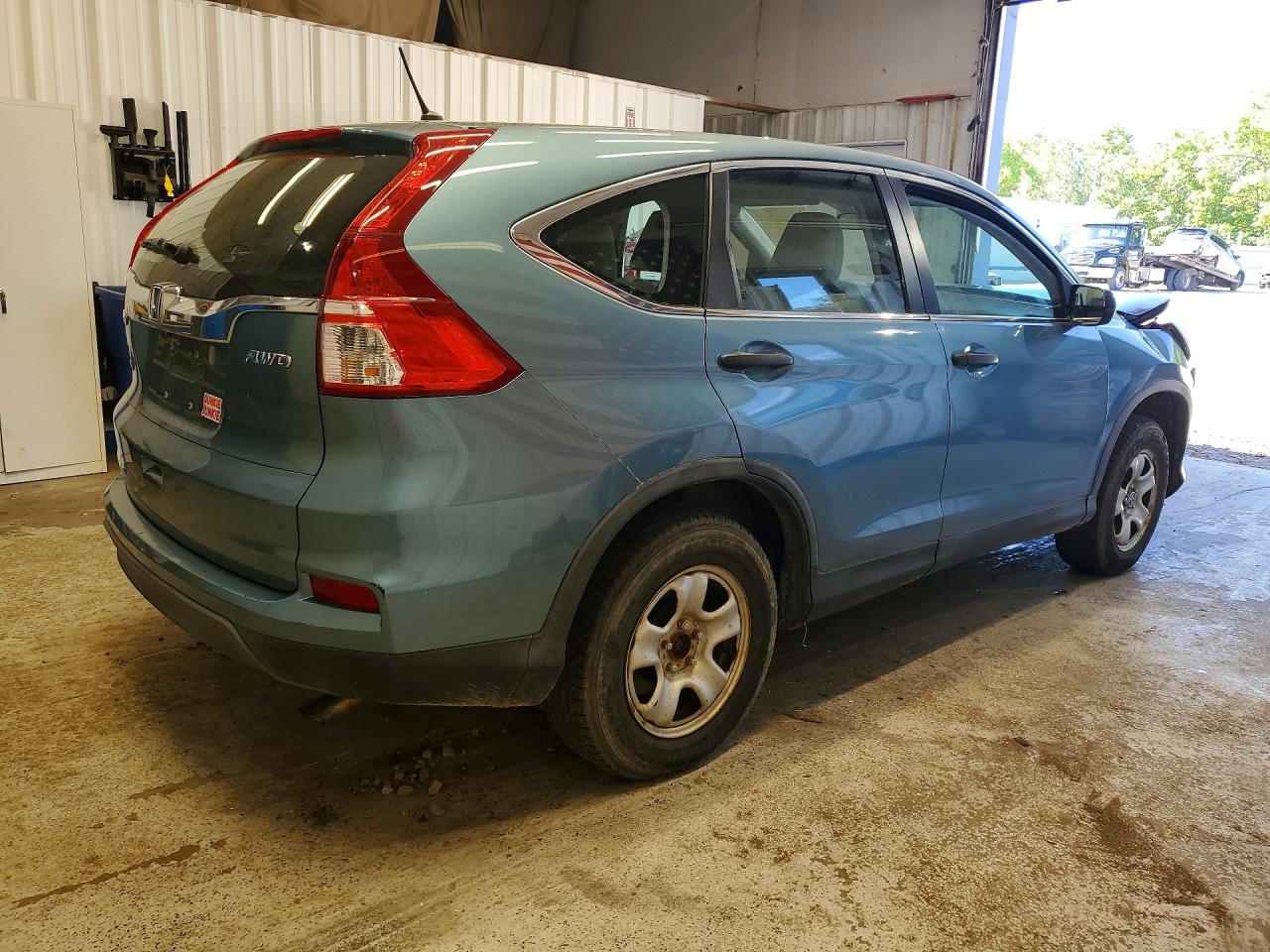 2015 Honda Cr-v Lx Teal vin: 5J6RM4H38FL018068