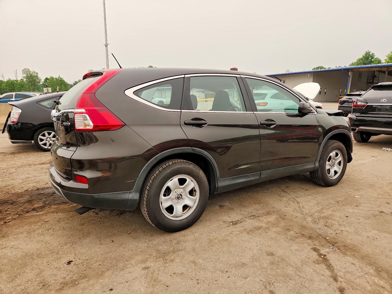 2015 Honda Cr-v Lx Brown vin: 5J6RM4H38FL026896