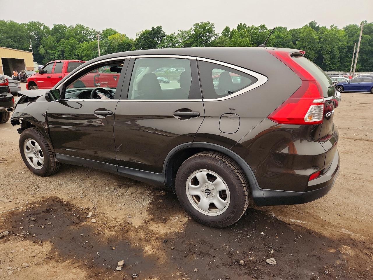 2015 Honda Cr-v Lx Brown vin: 5J6RM4H38FL026896