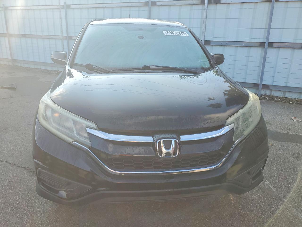 2015 Honda Cr-v Lx Black vin: 5J6RM4H38FL038580