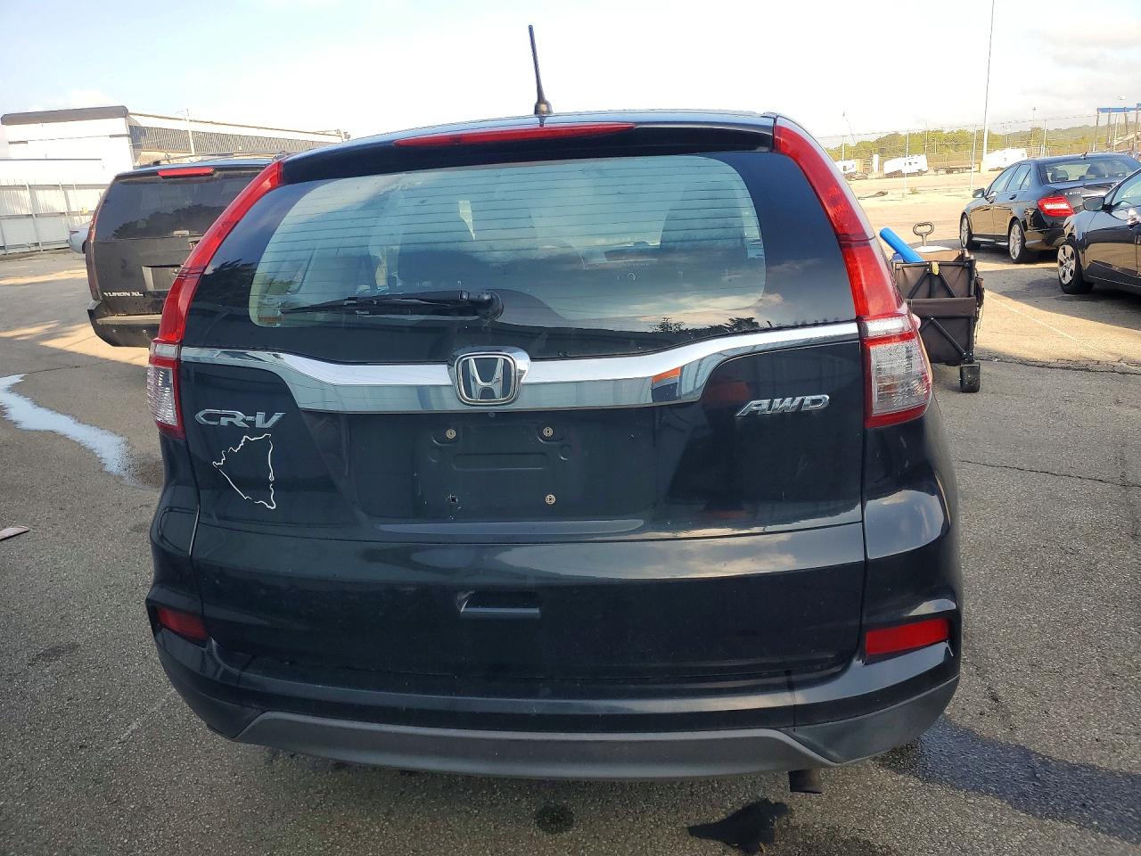 2015 Honda Cr-v Lx Black vin: 5J6RM4H38FL038580