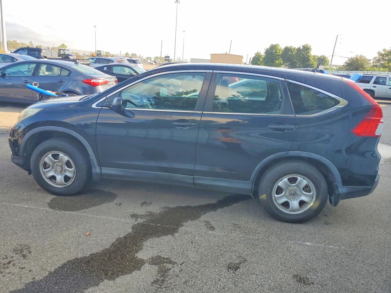 2015 Honda Cr-v Lx Black vin: 5J6RM4H38FL038580