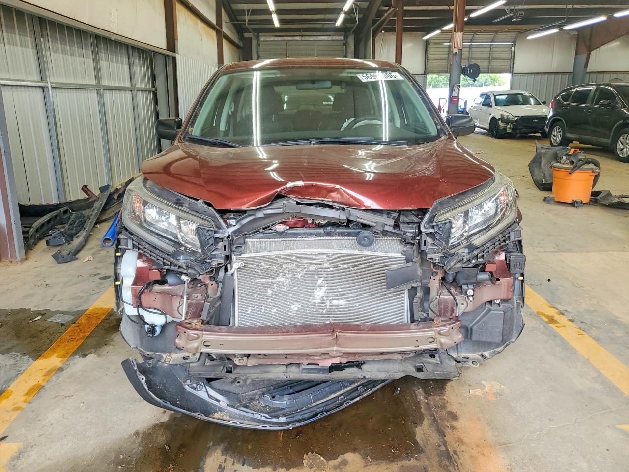 2015 Honda Cr-v Lx Brown vin: 5J6RM4H38FL101712