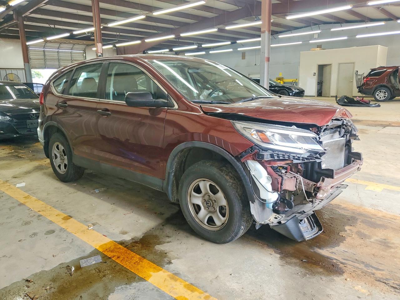 2015 Honda Cr-v Lx Brown vin: 5J6RM4H38FL101712