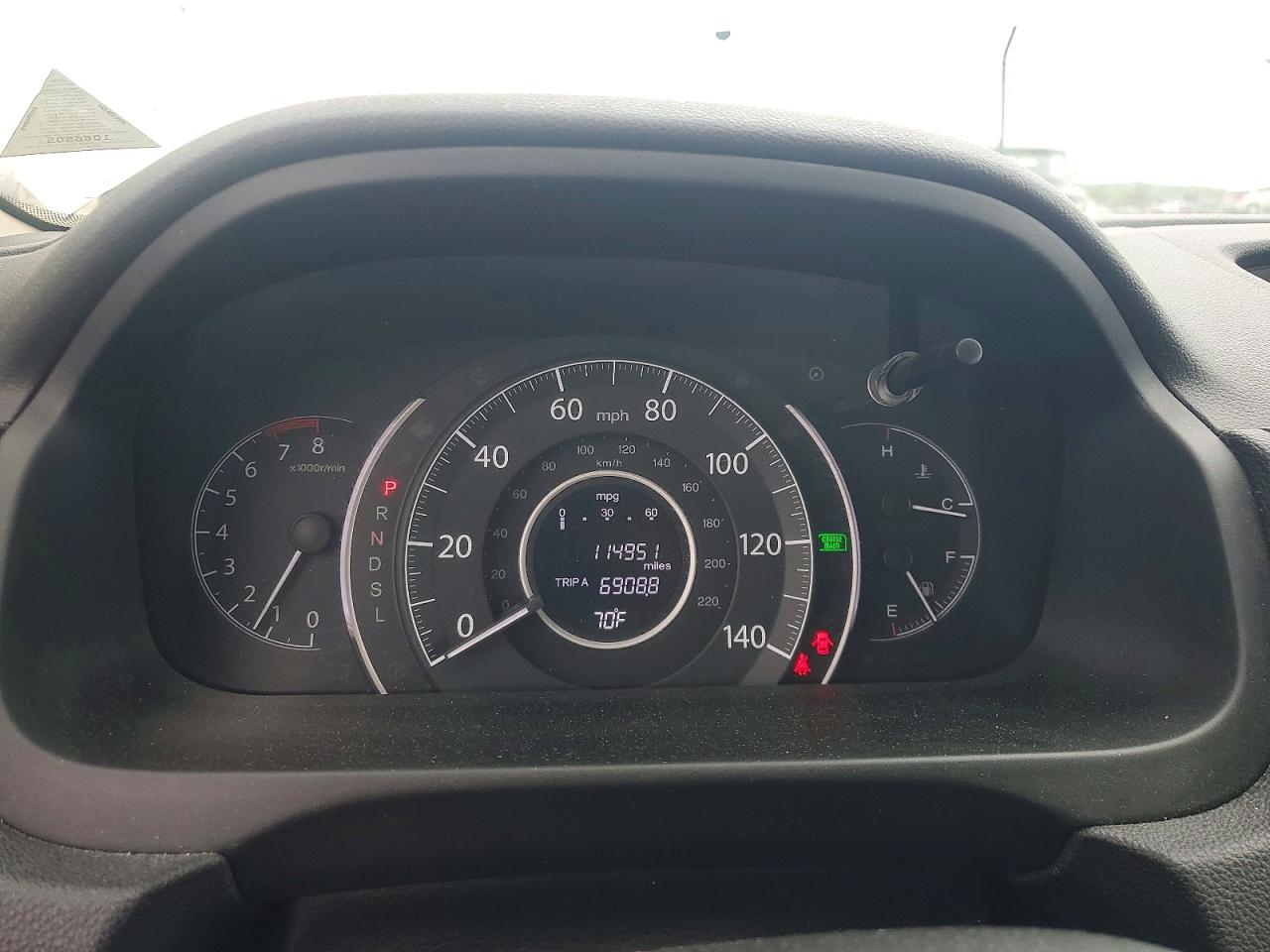 2015 Honda Cr-v Lx White vin: 5J6RM4H38FL119000