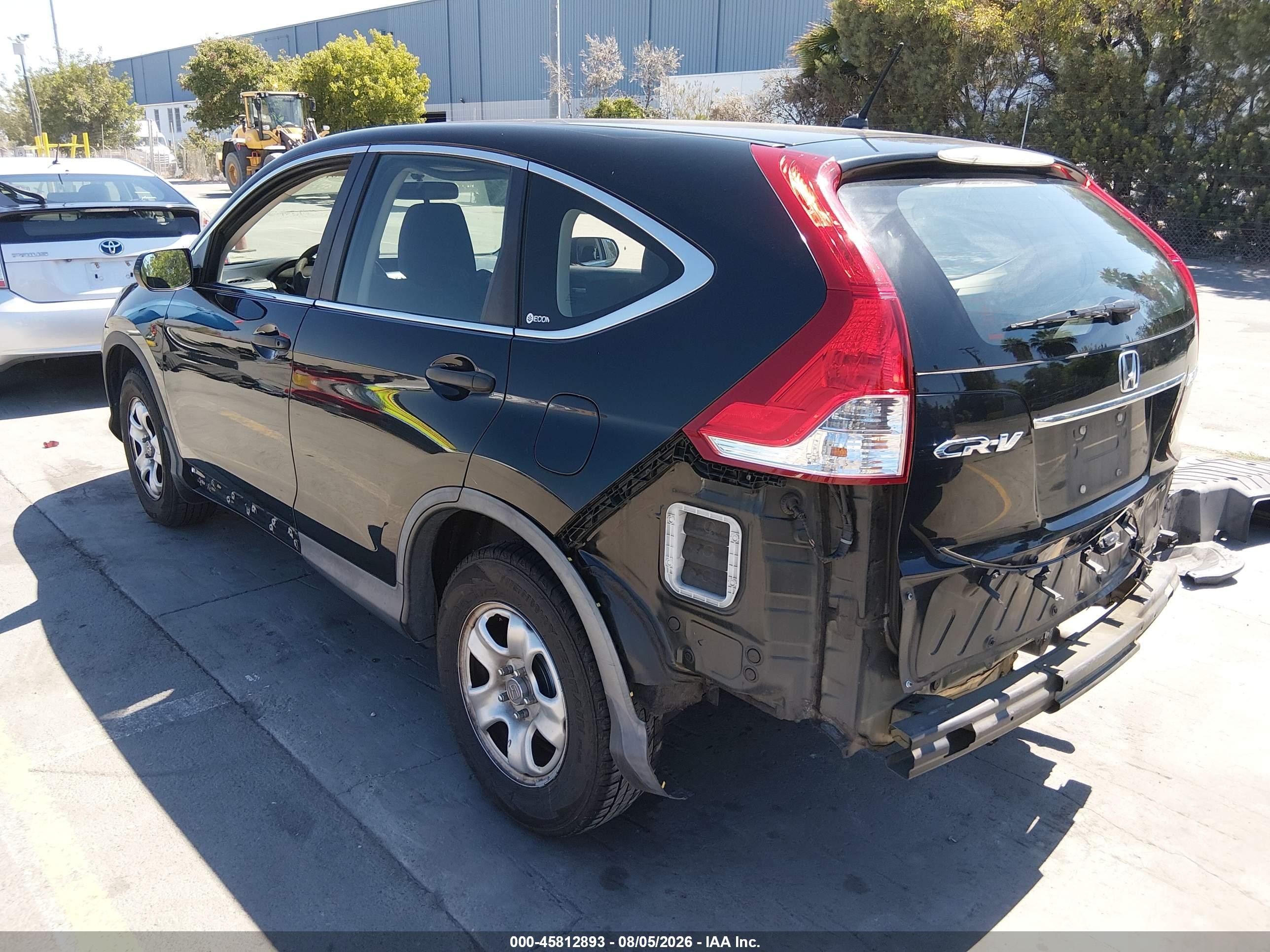2012 Honda Cr-v Lx Черный vin: 5J6RM4H39CL035182