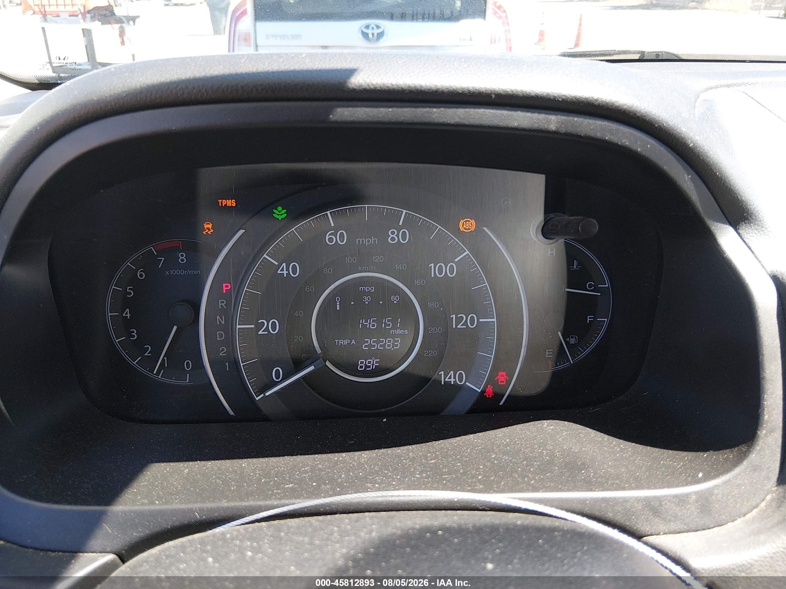 2012 Honda Cr-v Lx Черный vin: 5J6RM4H39CL035182