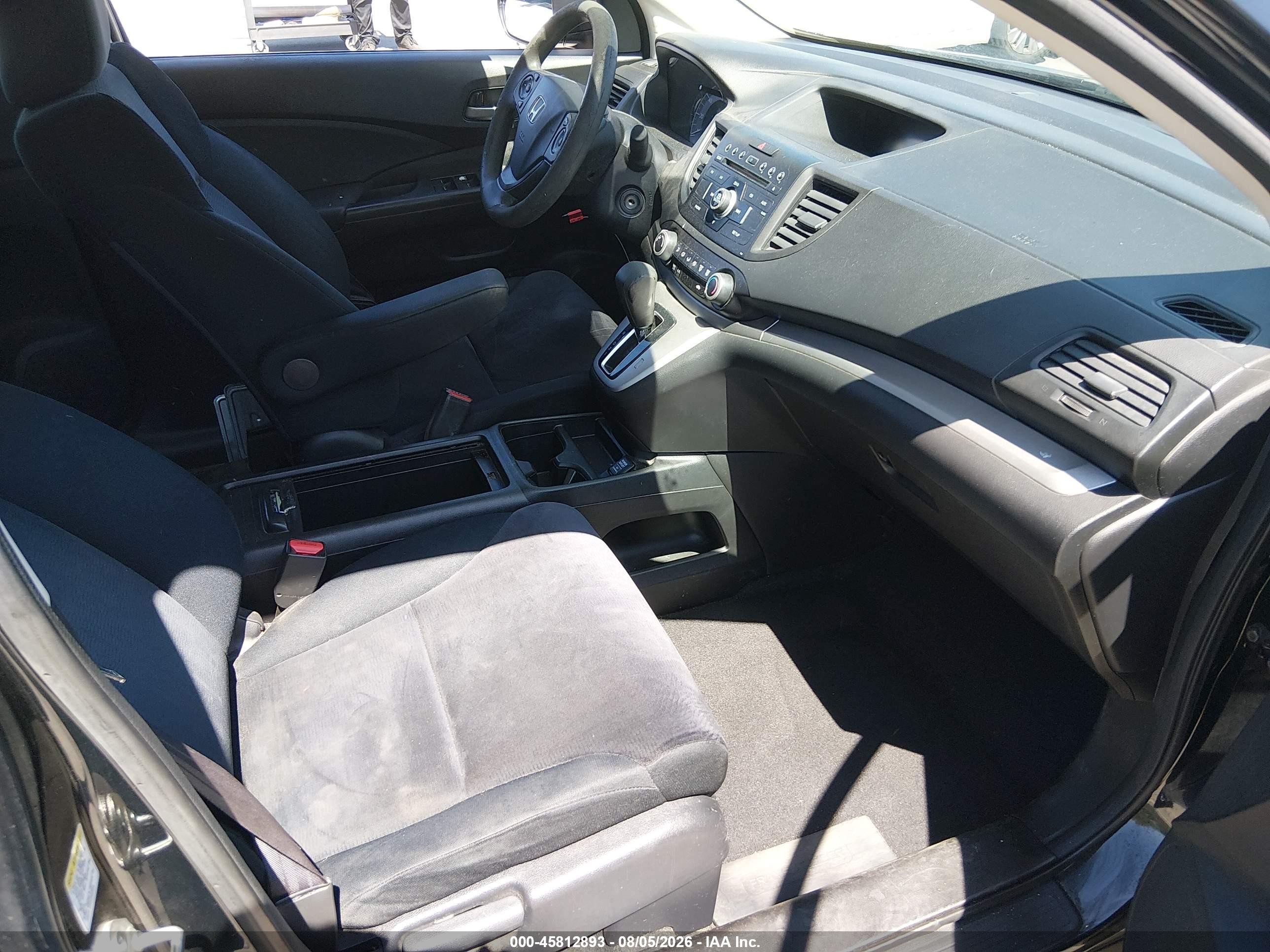 2012 Honda Cr-v Lx Черный vin: 5J6RM4H39CL035182