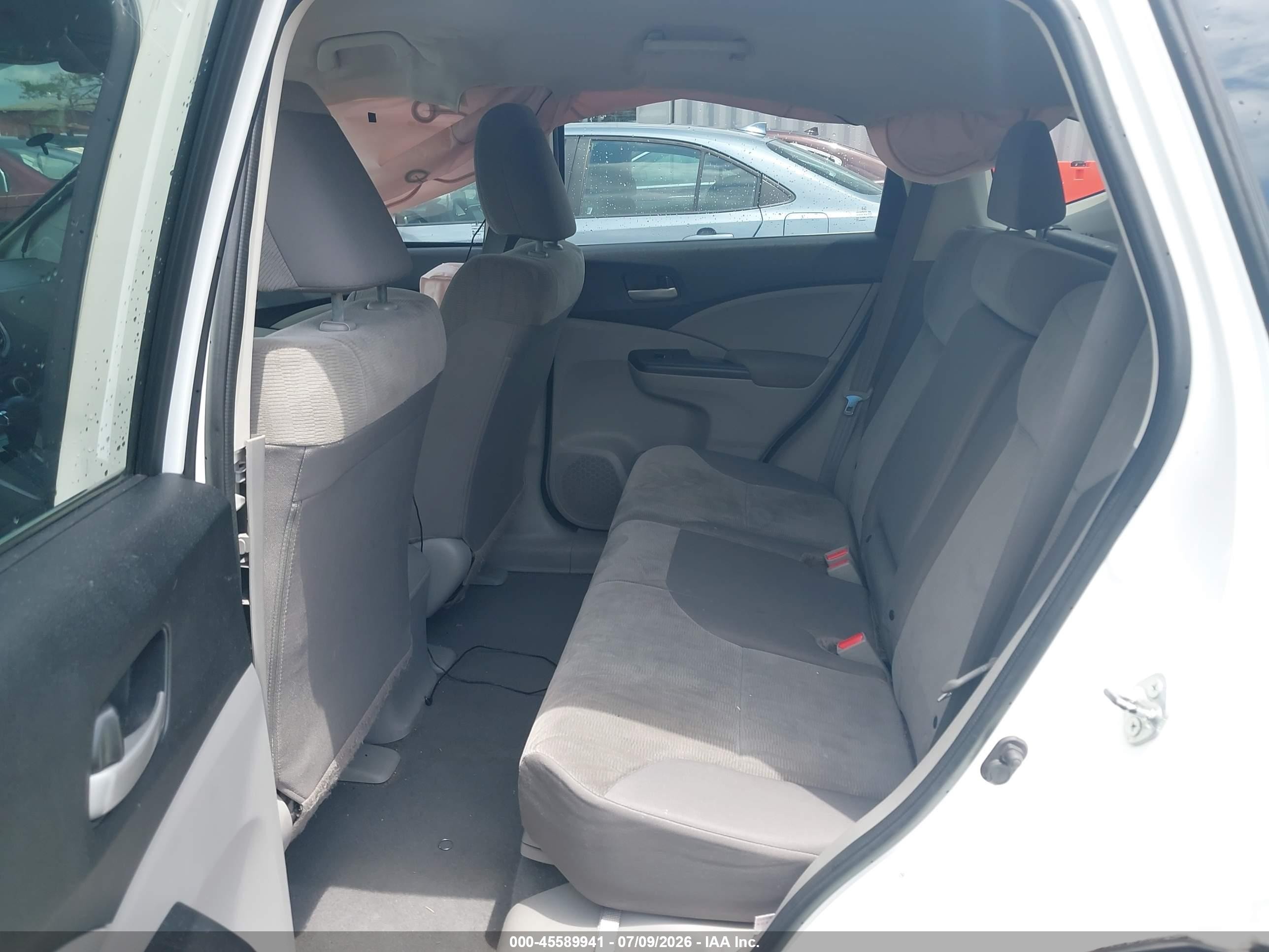 2012 Honda Cr-v Lx White vin: 5J6RM4H39CL043430