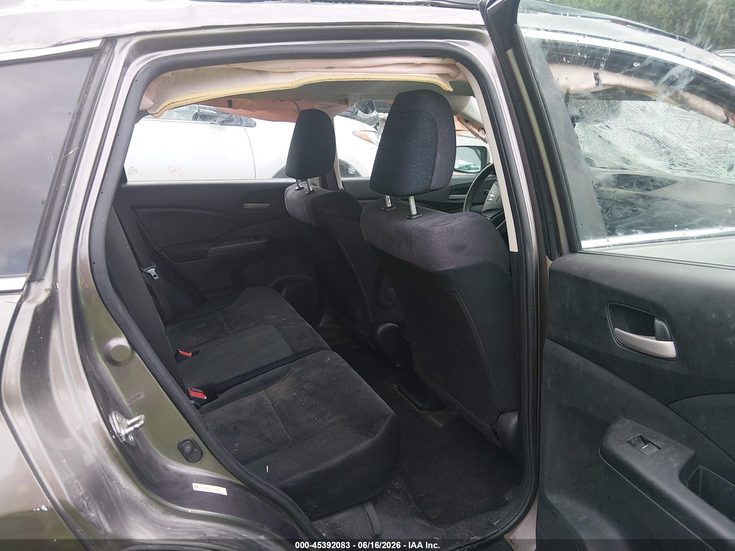 2012 Honda Cr-v Lx Коричневый vin: 5J6RM4H39CL064651