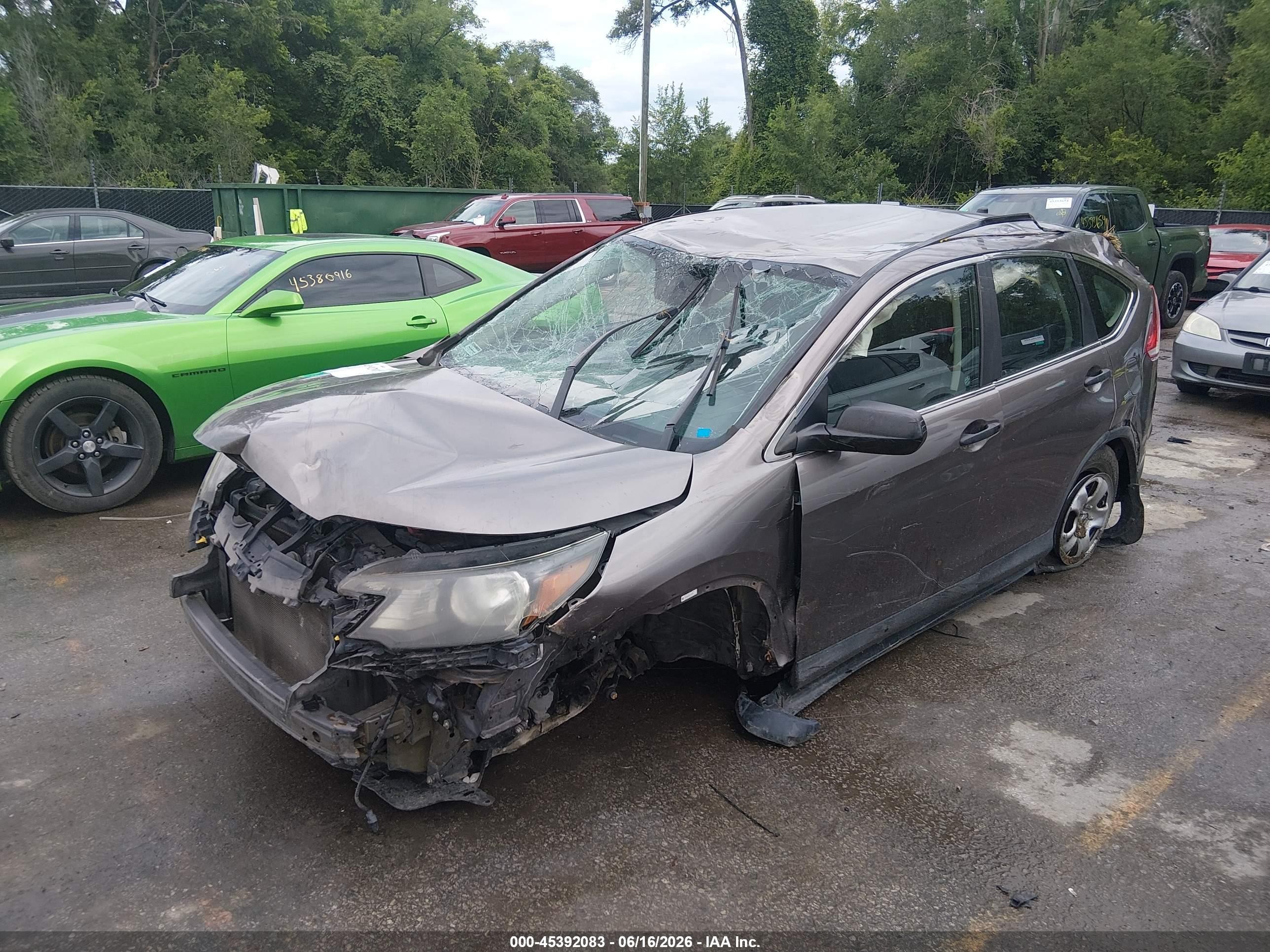2012 Honda Cr-v Lx Коричневый vin: 5J6RM4H39CL064651