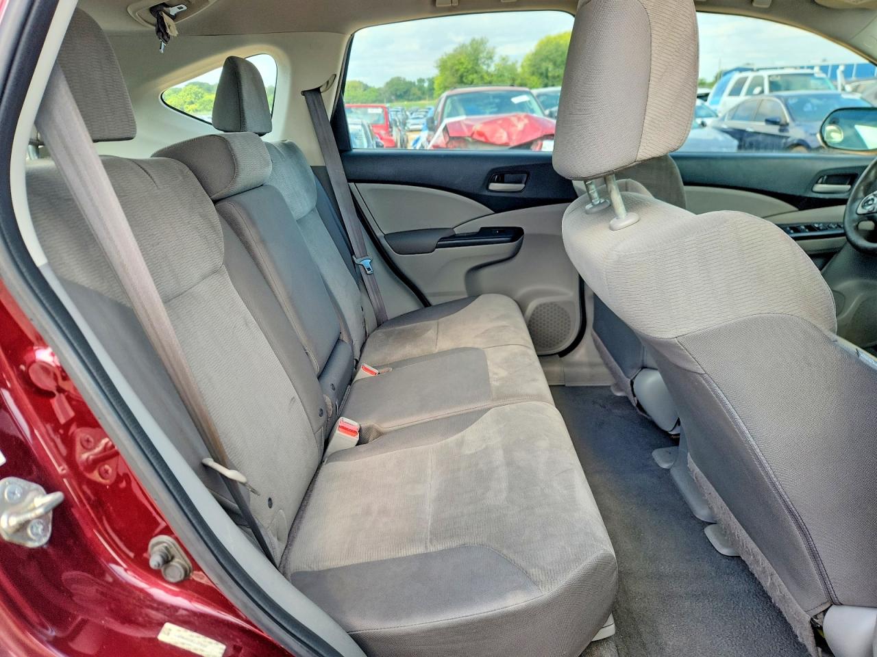 2012 Honda Cr-v Lx Burgundy vin: 5J6RM4H39CL079117