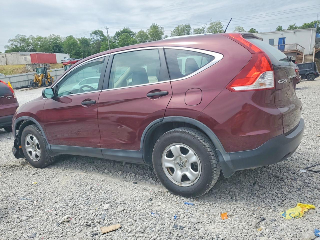 2013 Honda Cr-v Lx Maroon vin: 5J6RM4H39DL020294