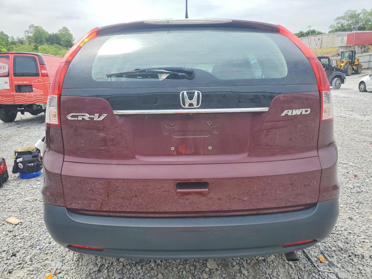2013 Honda Cr-v Lx Maroon vin: 5J6RM4H39DL020294