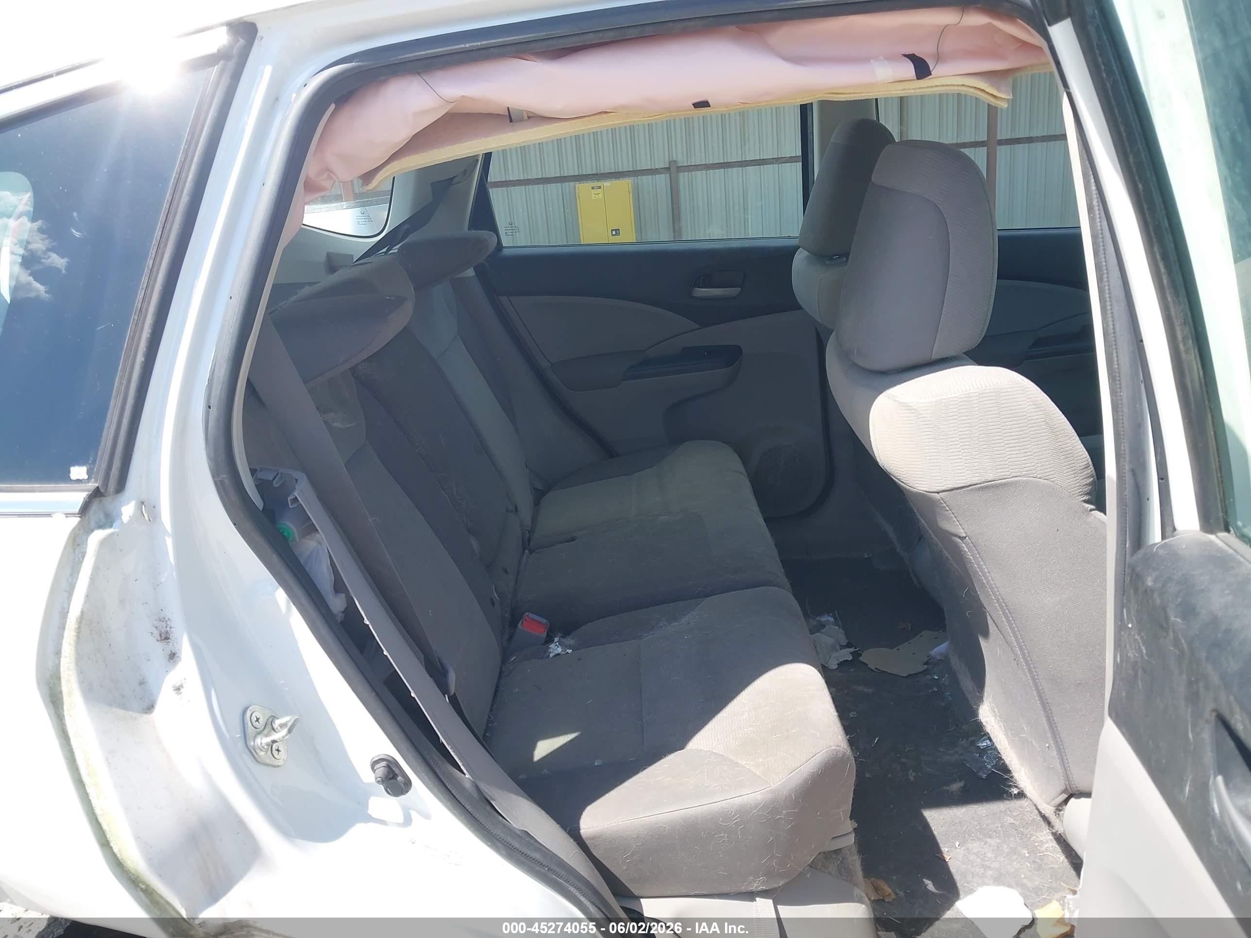 2013 Honda Cr-v Lx Белый vin: 5J6RM4H39DL045616
