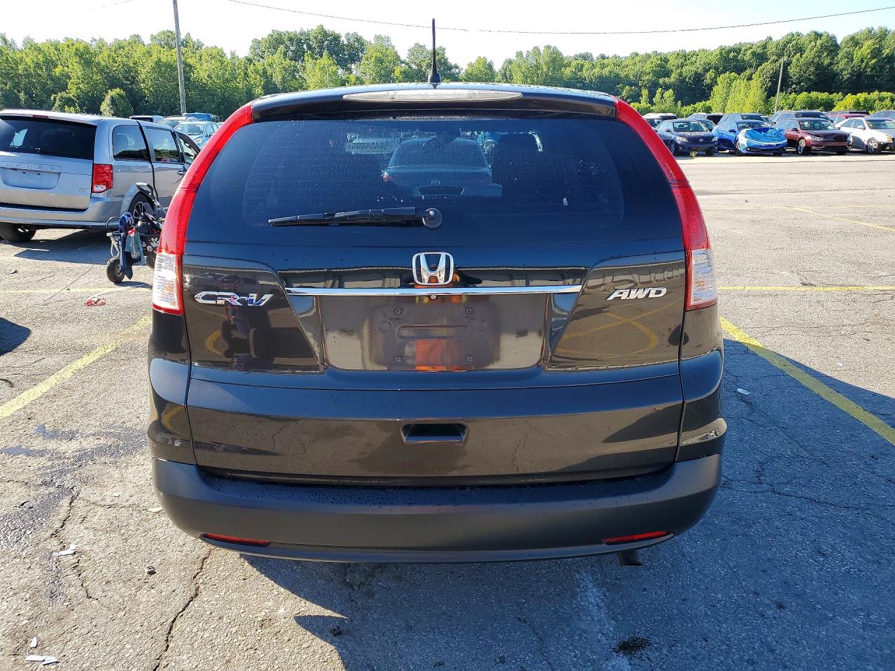 2013 Honda Cr-v Lx Brown vin: 5J6RM4H39DL066868