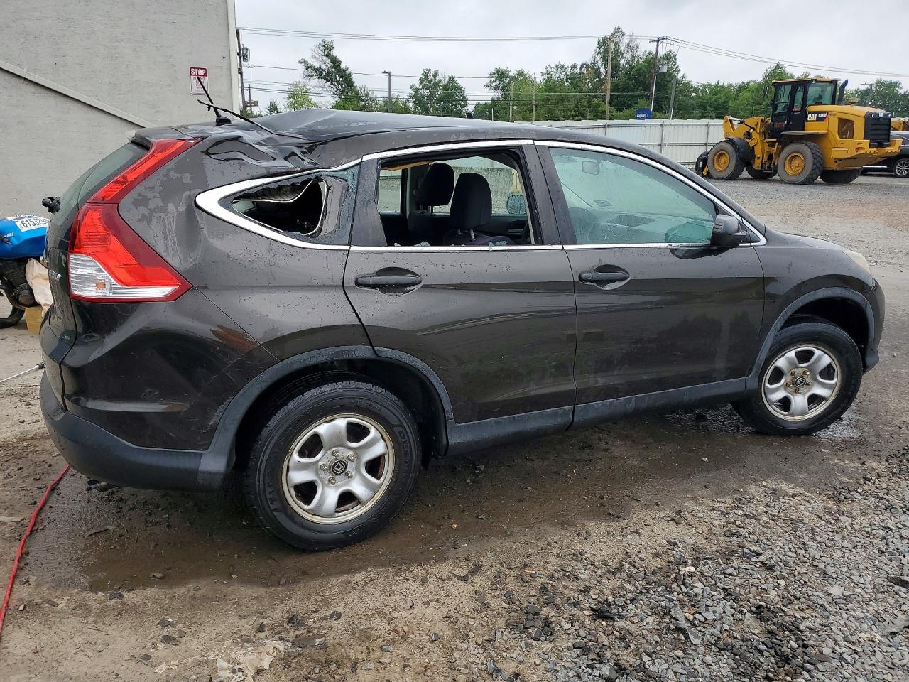2013 Honda Cr-v Lx Brown vin: 5J6RM4H39DL066871
