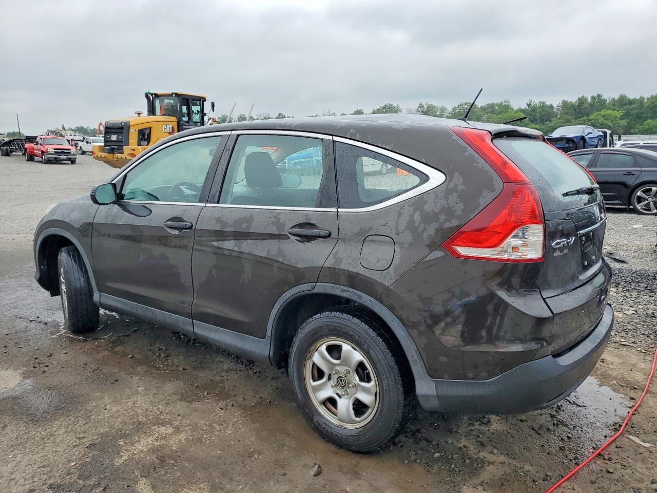 2013 Honda Cr-v Lx Brown vin: 5J6RM4H39DL066871