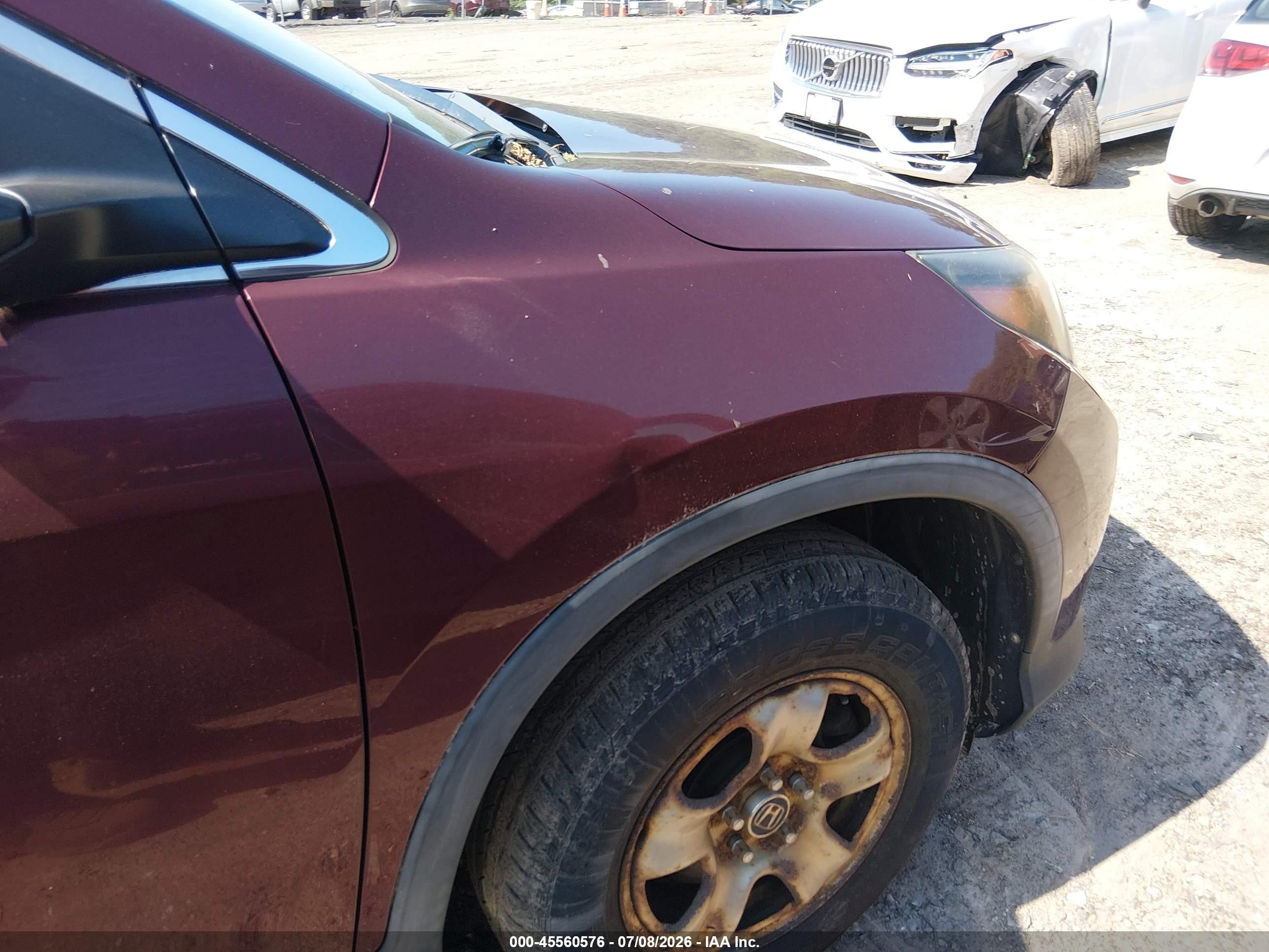 2013 Honda Cr-v Lx Maroon vin: 5J6RM4H39DL078387