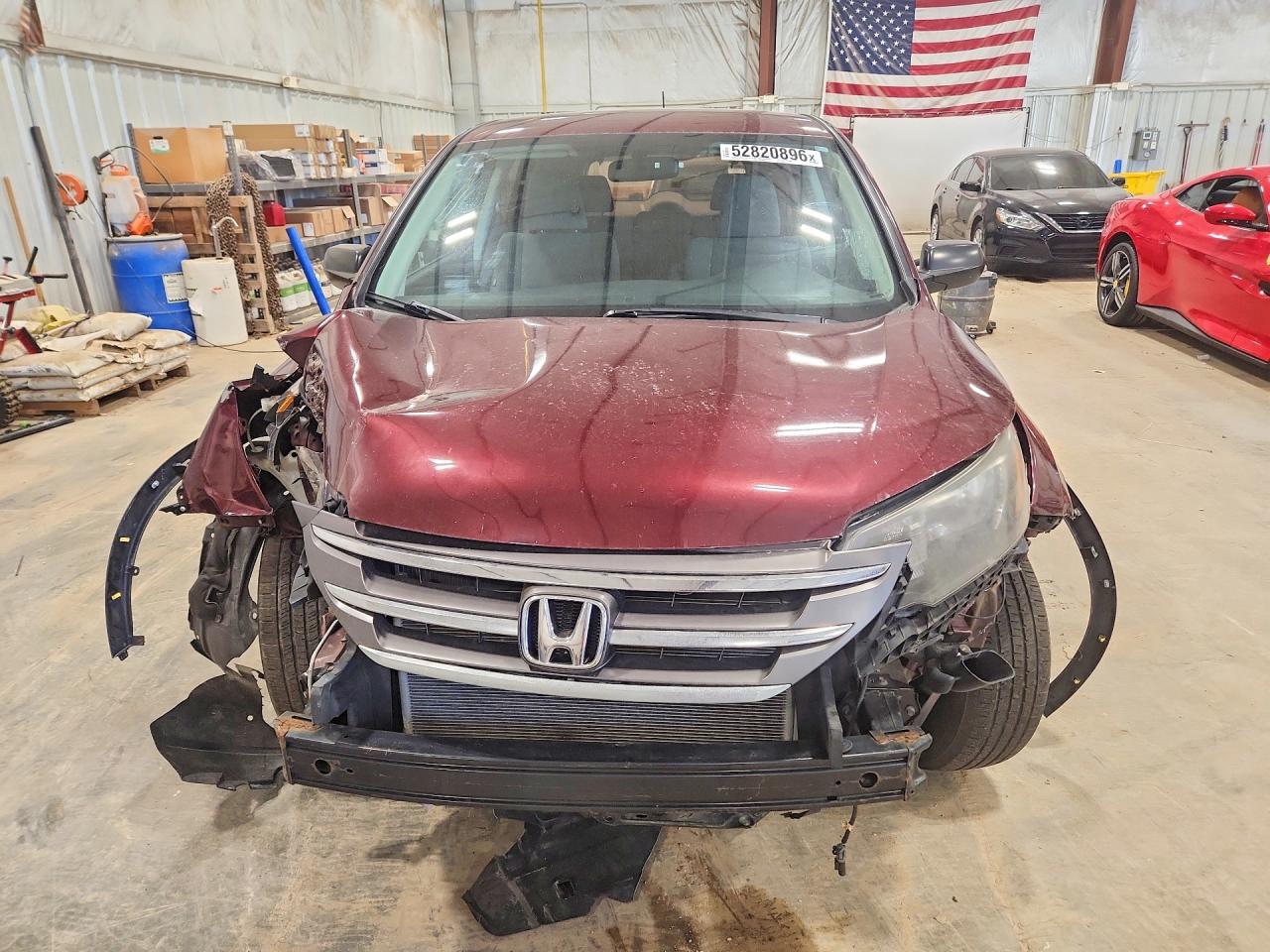 2014 Honda Cr-v Lx Красный vin: 5J6RM4H39EL036142