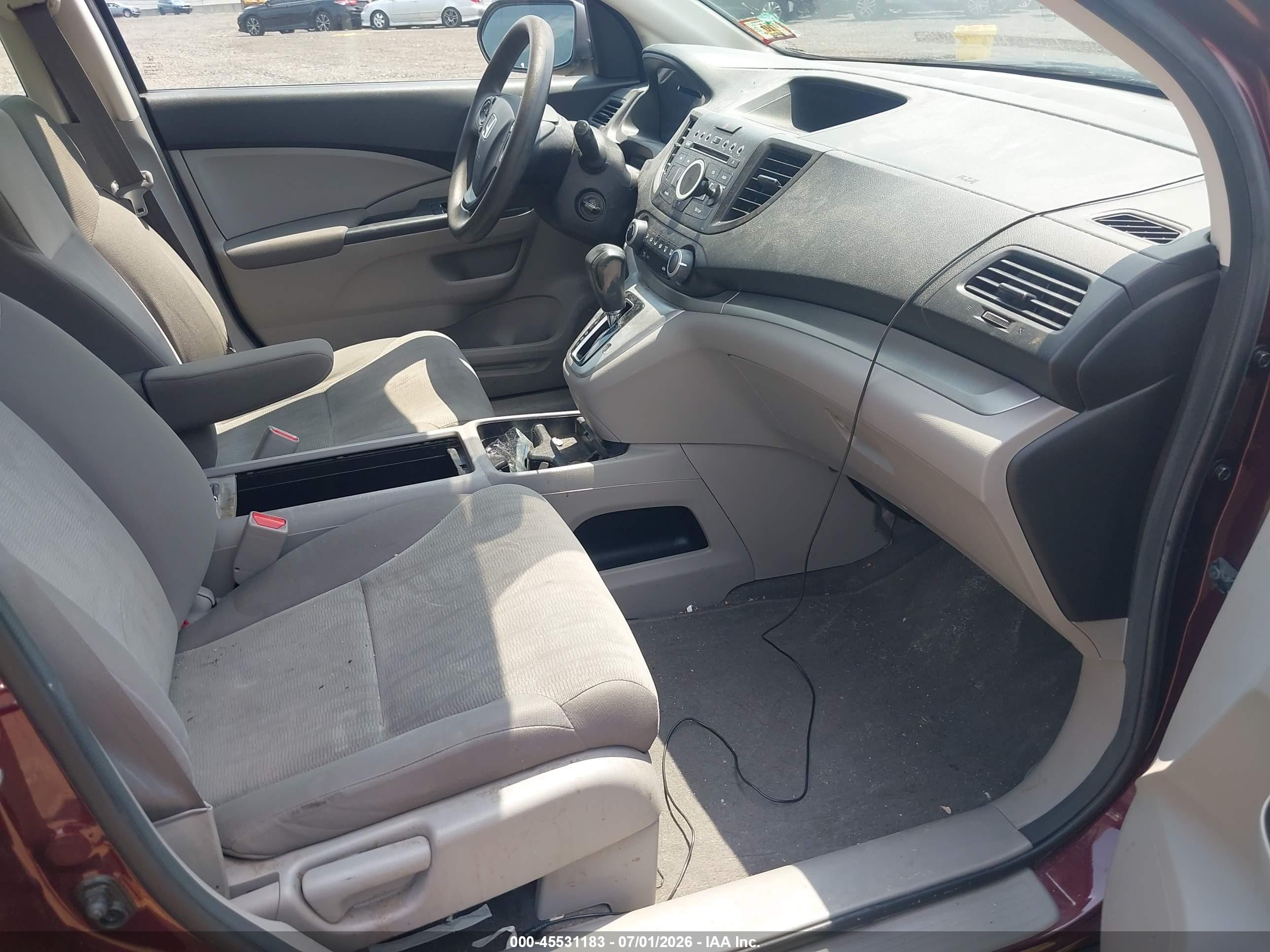 2014 Honda Cr-v Lx Красный vin: 5J6RM4H39EL046346
