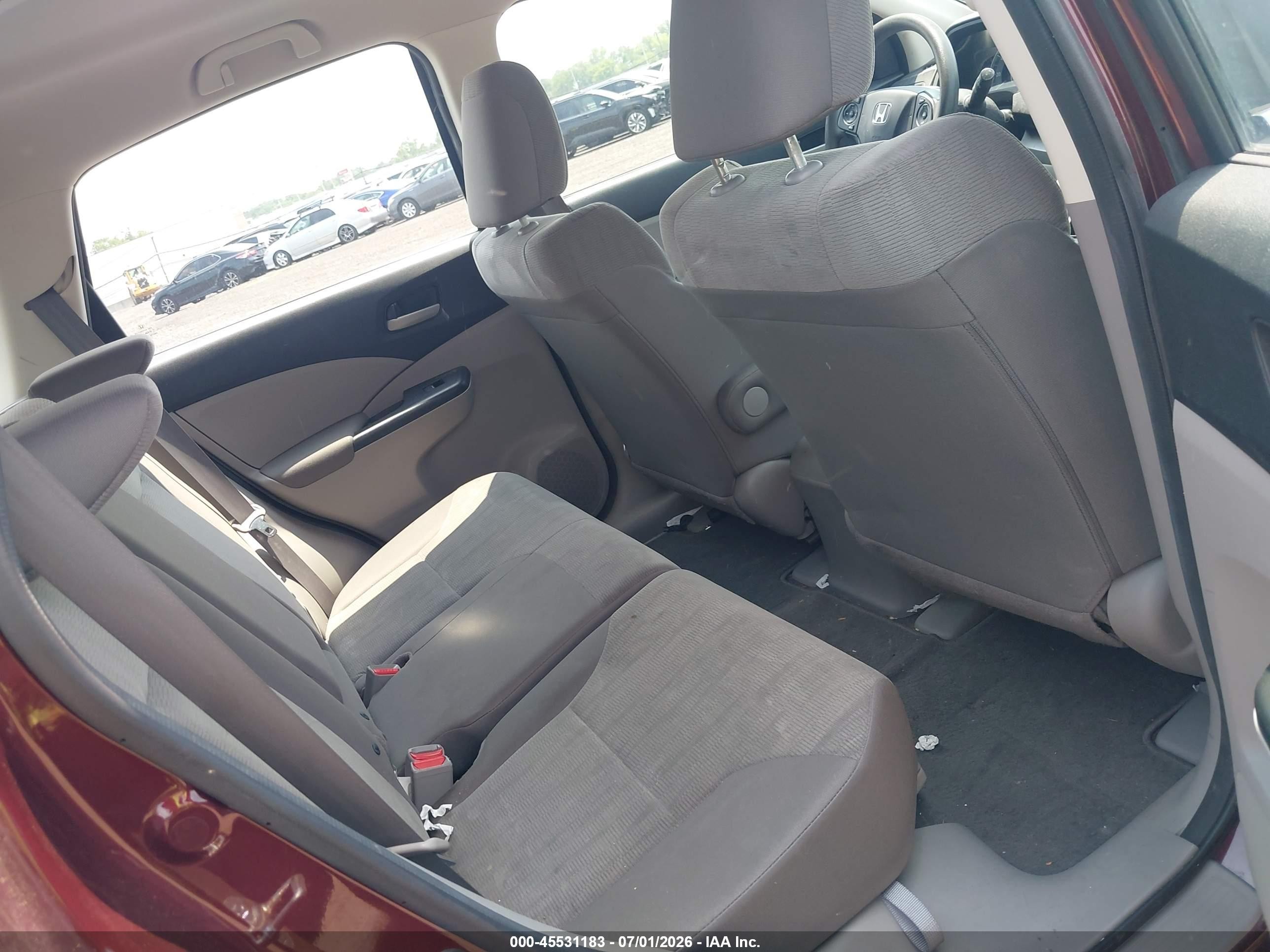 2014 Honda Cr-v Lx Красный vin: 5J6RM4H39EL046346