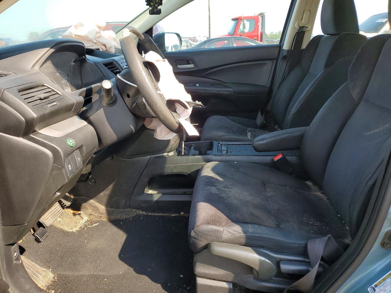 2014 Honda Cr-v Lx Blue vin: 5J6RM4H39EL073370