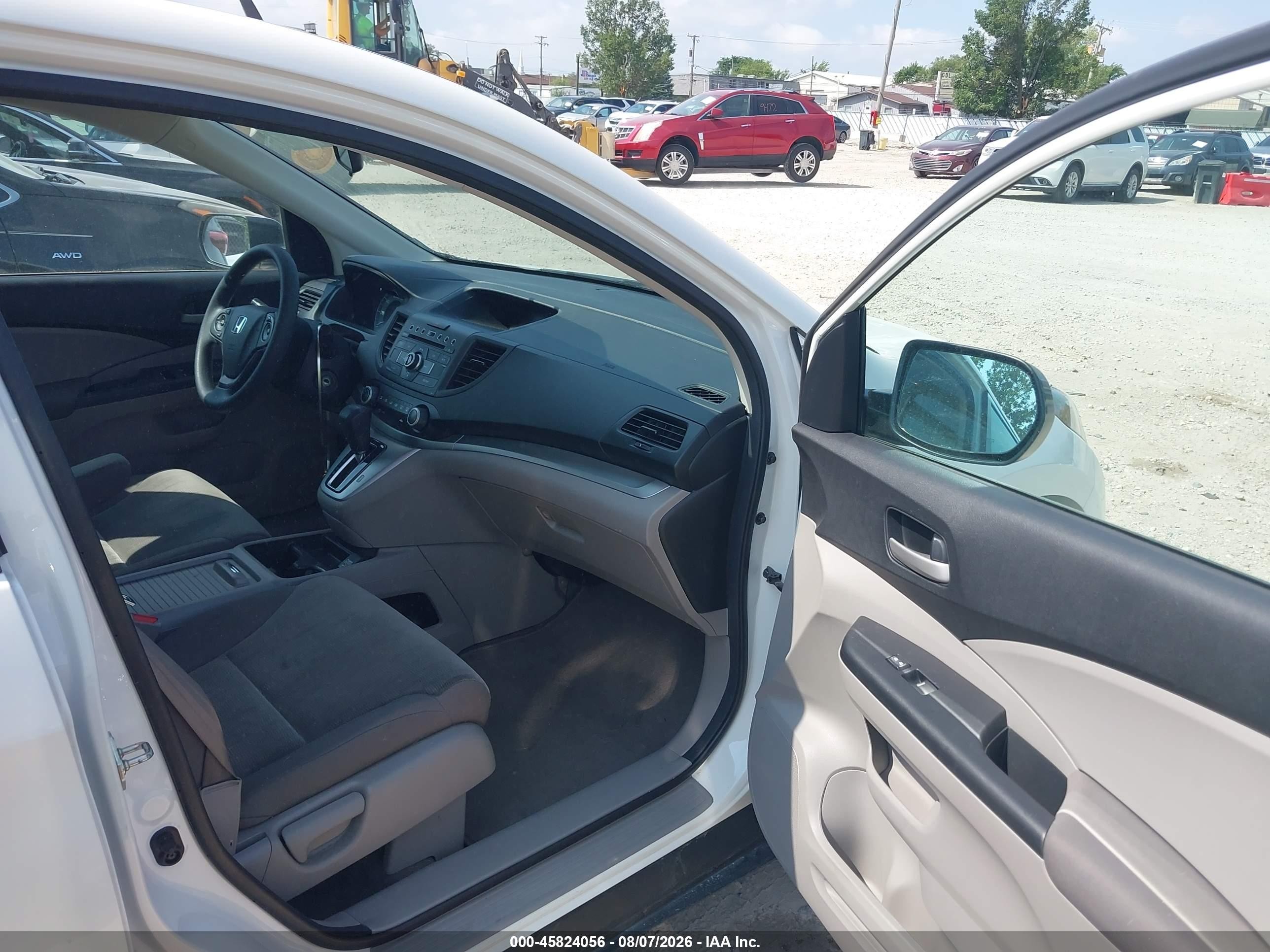 2014 Honda Cr-v Lx Белый vin: 5J6RM4H39EL077614