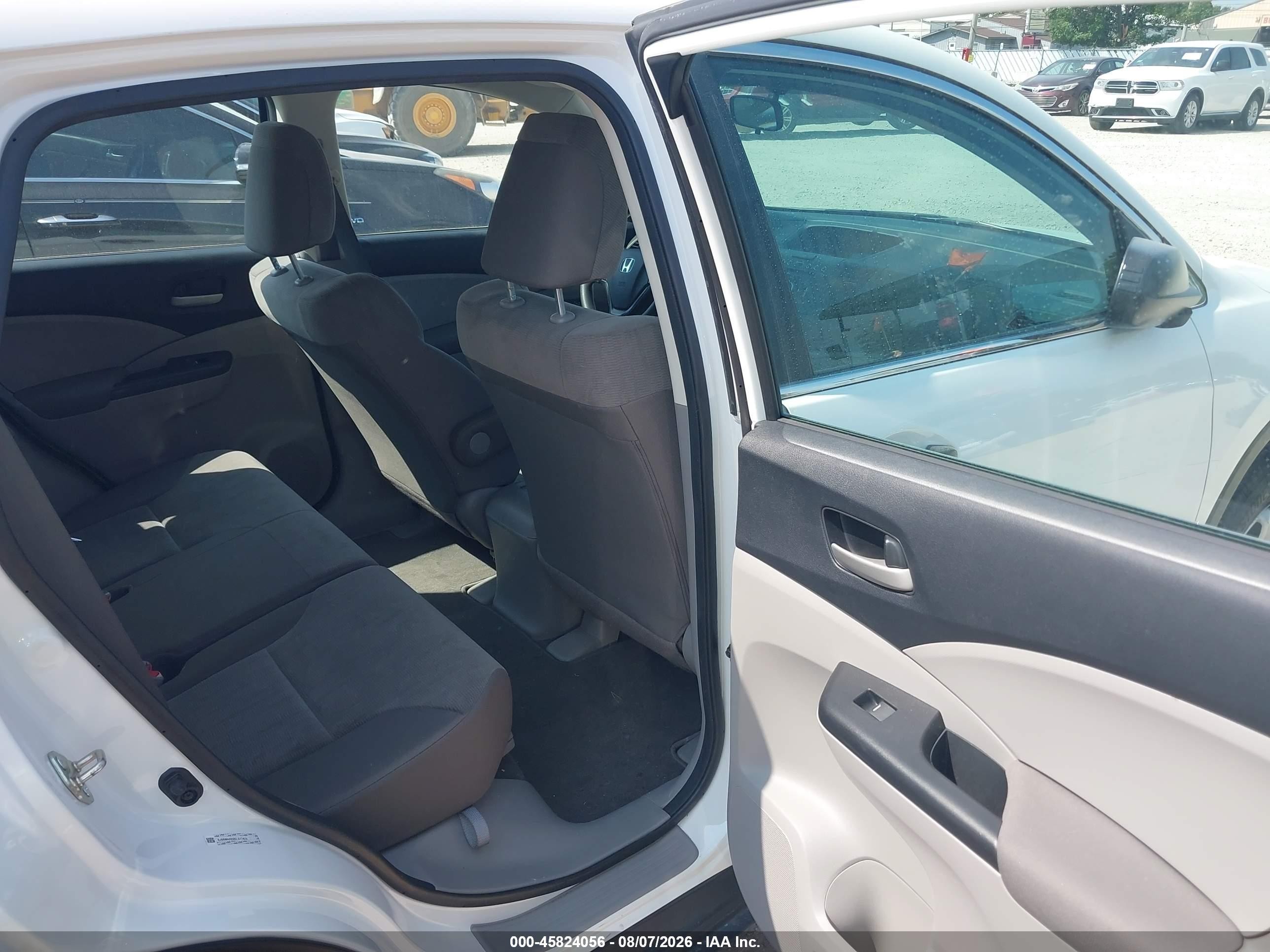 2014 Honda Cr-v Lx Белый vin: 5J6RM4H39EL077614